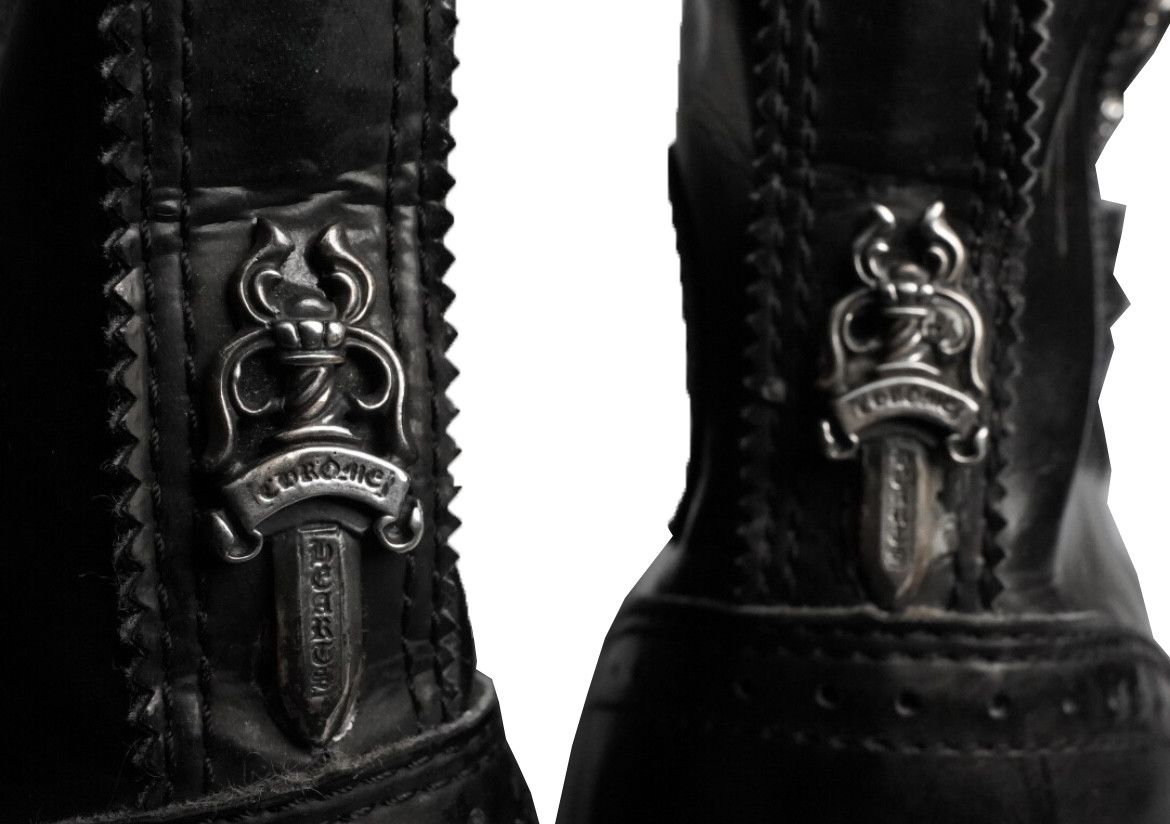 Chrome Hearts CHROME HEARTS DAGGER LEATHER CONVERSE Size US 7.5 / EU 40-41 - 4 Thumbnail