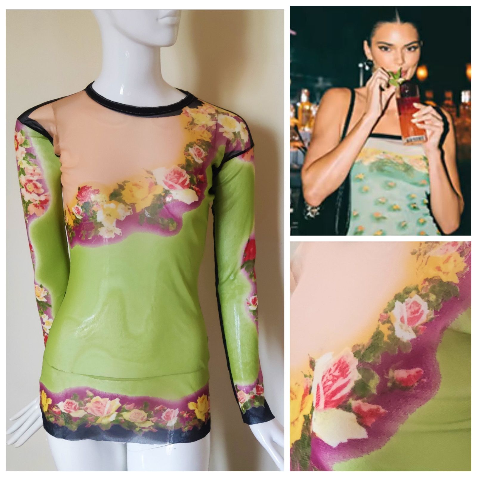 Jean Paul Gaultier Jean Paul Gaultier Supreme Transparent Mesh T-shirt Top Size US L / EU 52-54 / 3 - 1 Thumbnail