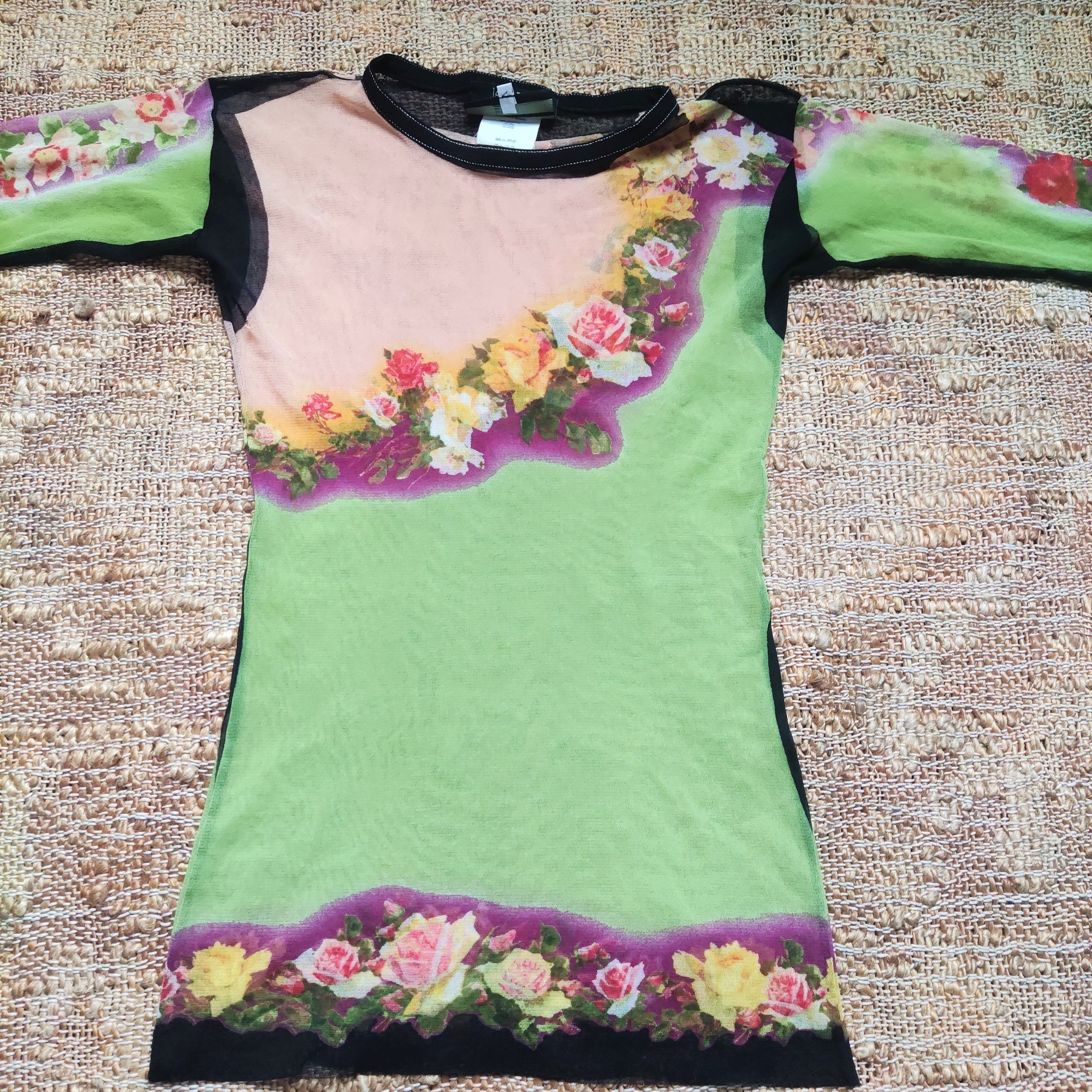 Jean Paul Gaultier Jean Paul Gaultier Supreme Transparent Mesh T-shirt Top Size US L / EU 52-54 / 3 - 10 Thumbnail