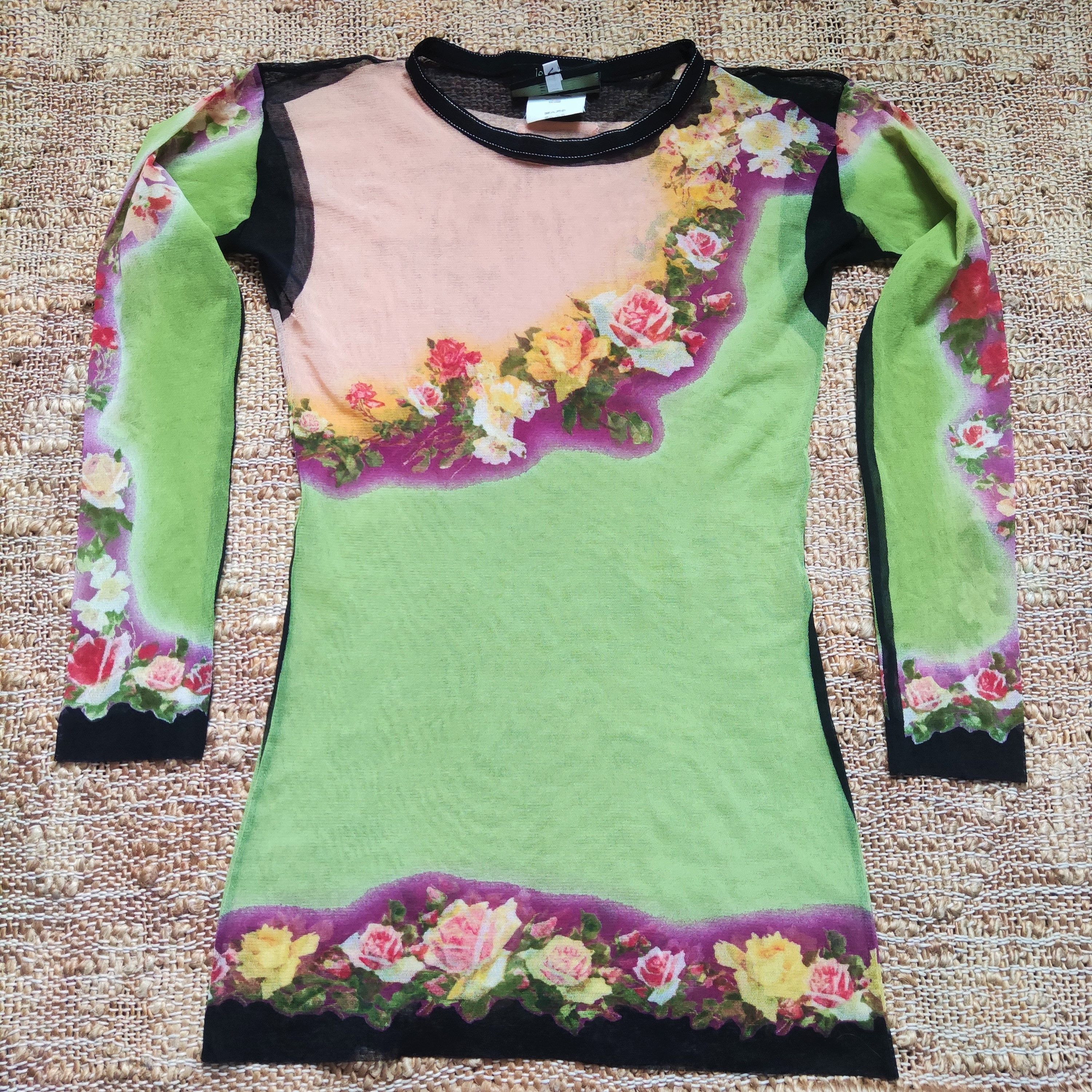 Jean Paul Gaultier Jean Paul Gaultier Supreme Transparent Mesh T-shirt Top Size US L / EU 52-54 / 3 - 11 Thumbnail