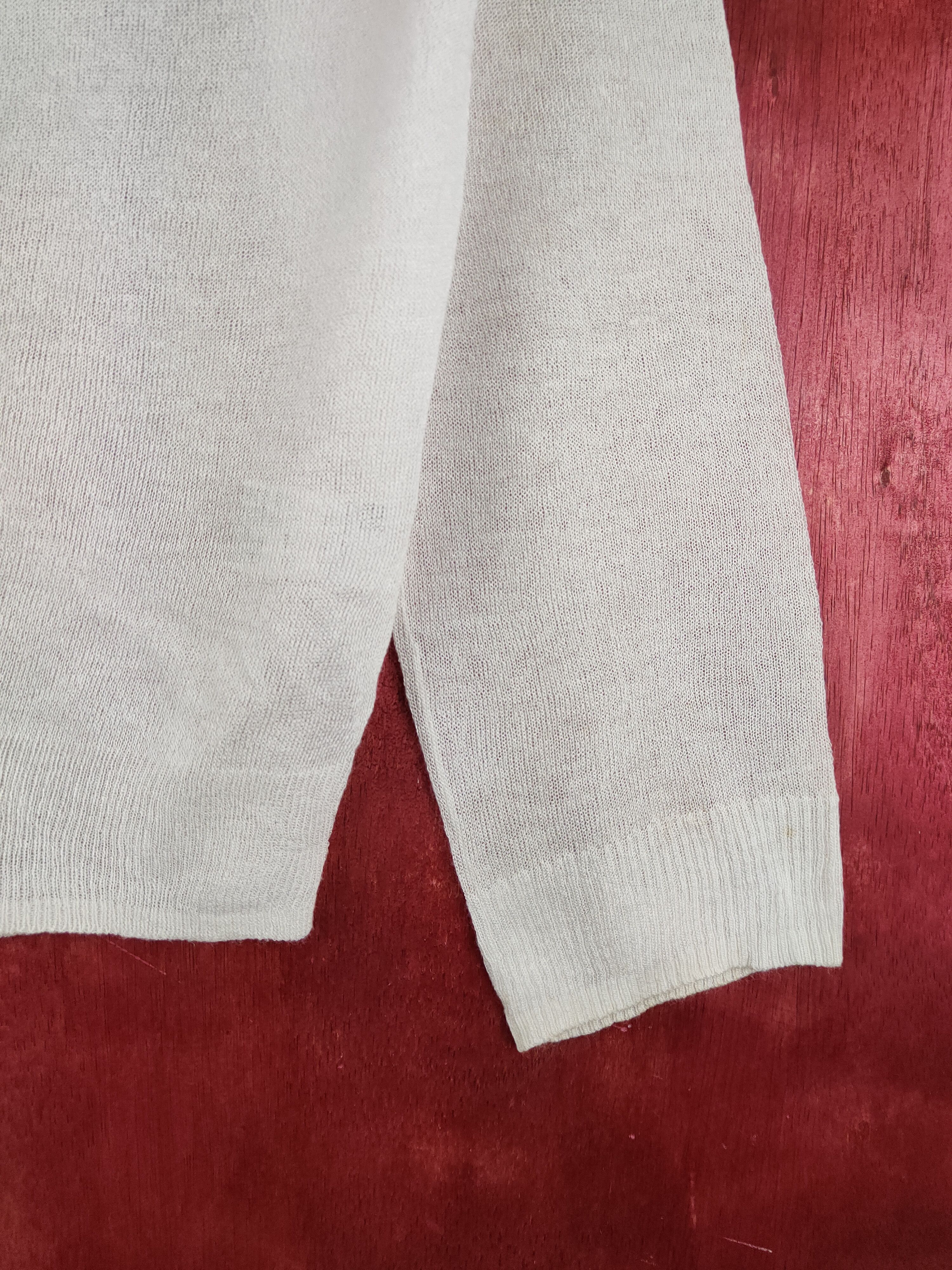 GU GU White Crochet Meshnet Knitwear Cardigan #S1159 Size XL / US 12-14 / IT 48-50 - 7 Thumbnail