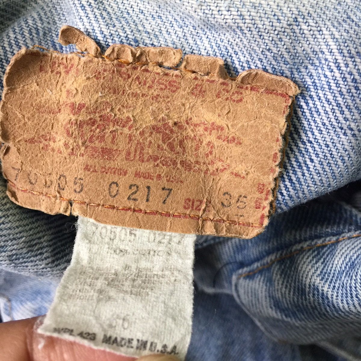 Levi's Vintage Levi’s Trucker Jacket Made in USA Size US S / EU 44-46 / 1 - 16 Thumbnail