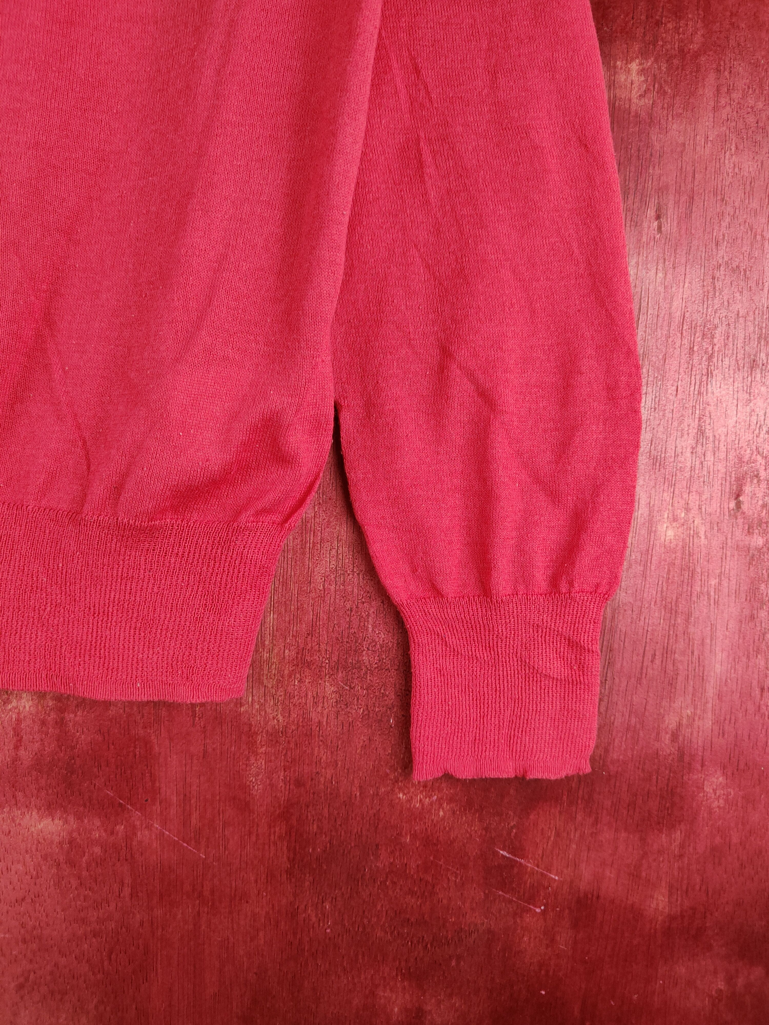 Japanese Brand Elle Red Knitwear Cardigan #S1182 Size S / US 4 / IT 40 - 6 Thumbnail
