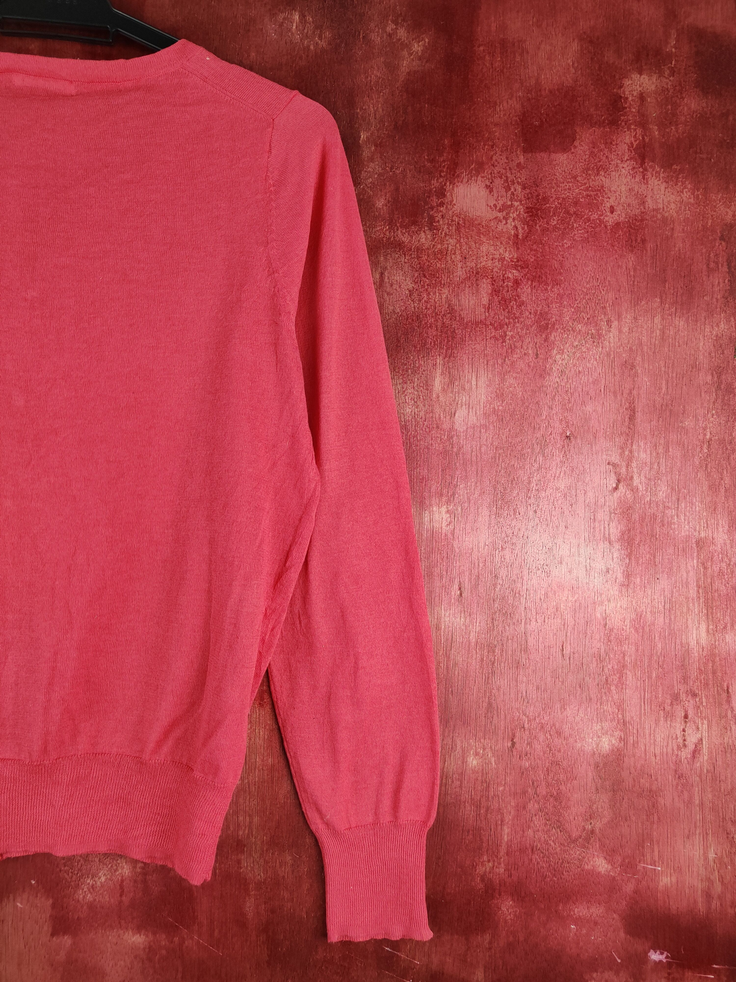 Japanese Brand Elle Red Knitwear Cardigan #S1182 Size S / US 4 / IT 40 - 9 Thumbnail