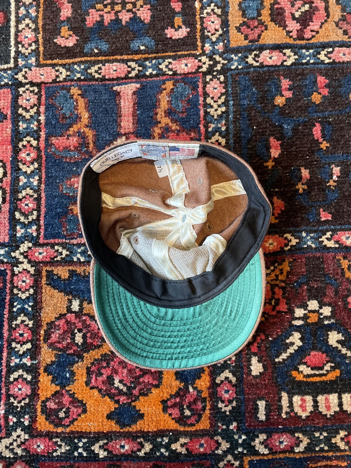 Our Legacy og fitted ball cap - ebbets field flannels - brown - 7 1/2 Size ONE SIZE - 4 Thumbnail