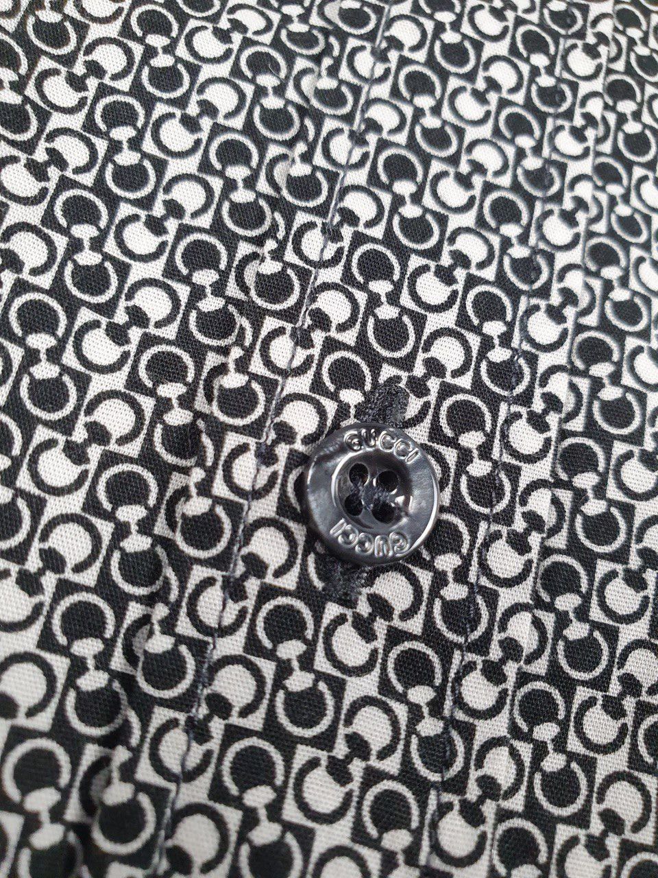 Gucci Gucci Tom Ford Monogram Logo Shirt Button Up Size US M / EU 48-50 / 2 - 7 Thumbnail