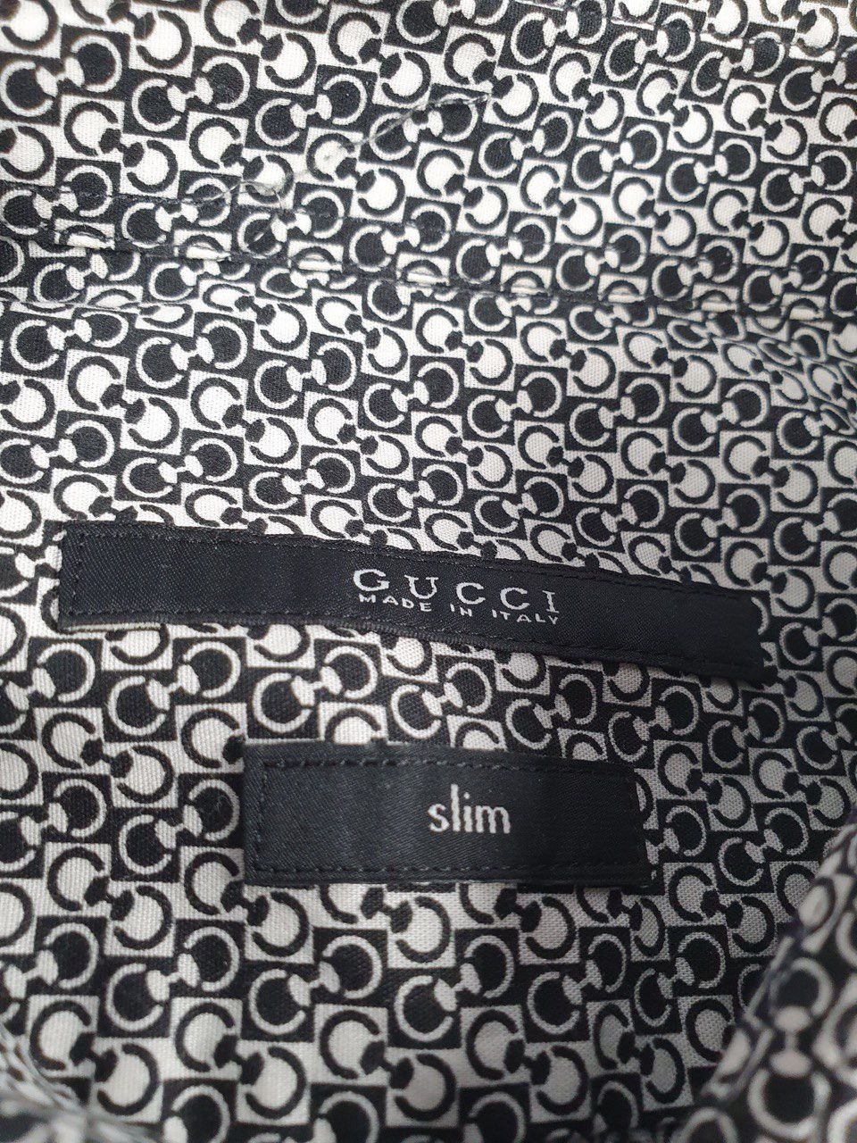 Gucci Gucci Tom Ford Monogram Logo Shirt Button Up Size US M / EU 48-50 / 2 - 4 Thumbnail