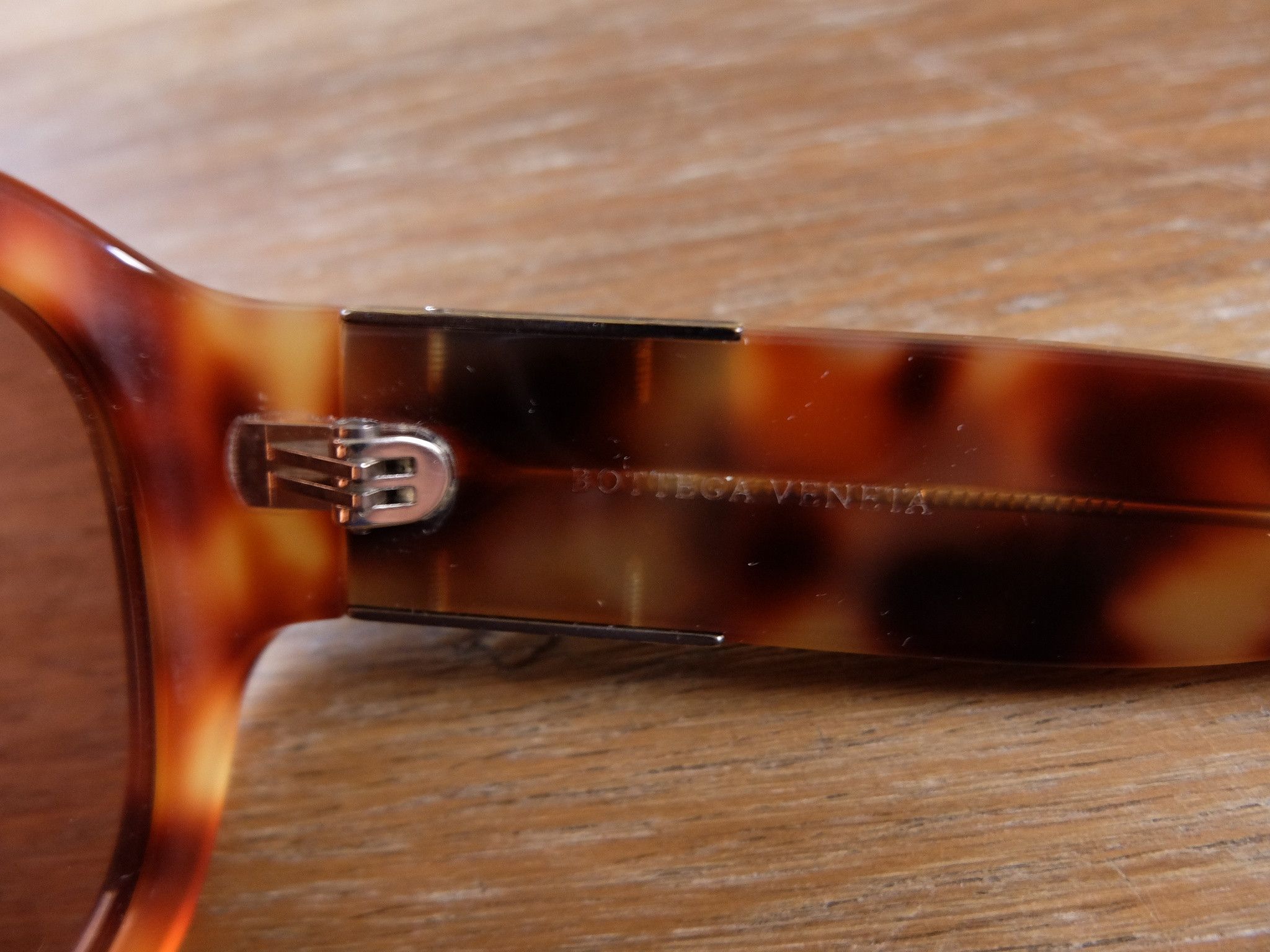 Bottega Veneta BOTTEGA VENETA tortoise shell oval sunglasses eyewear frames Size ONE SIZE - 5 Thumbnail