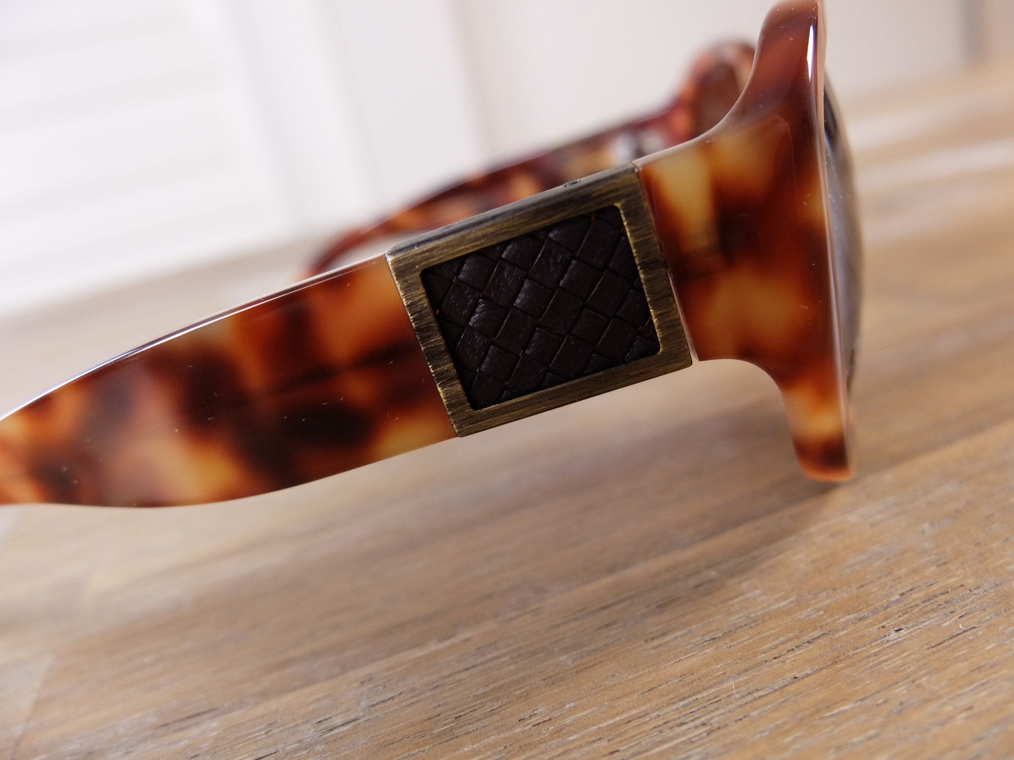 Bottega Veneta BOTTEGA VENETA tortoise shell oval sunglasses eyewear frames Size ONE SIZE - 3 Thumbnail