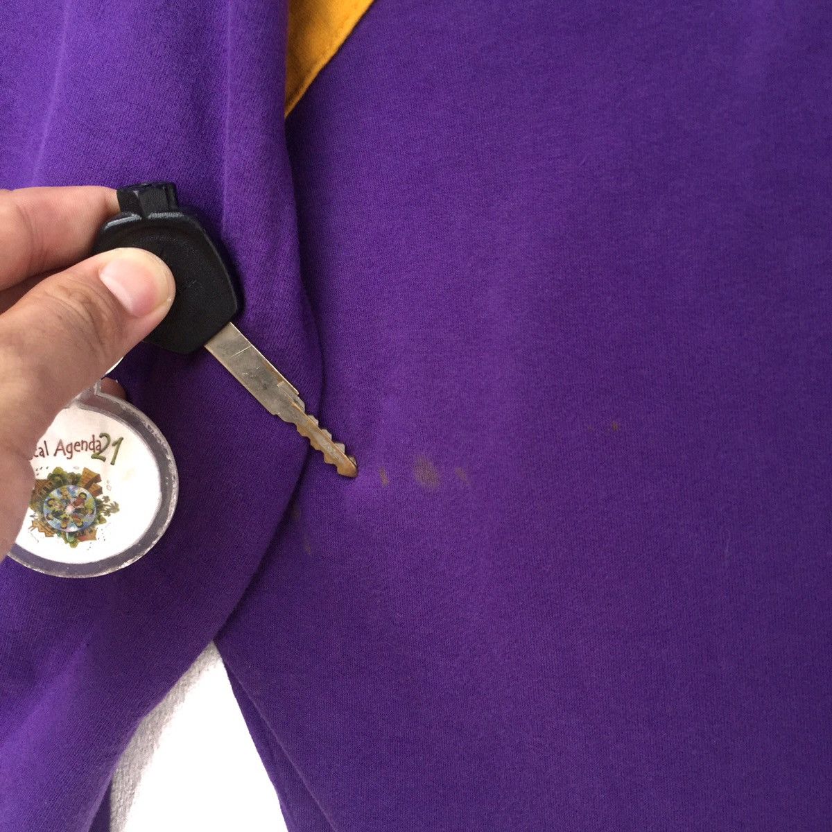NBA Lakers Reversible Big Logo Spell Out Embroidered Hoodie | L Size US L / EU 52-54 / 3 - 10 Thumbnail