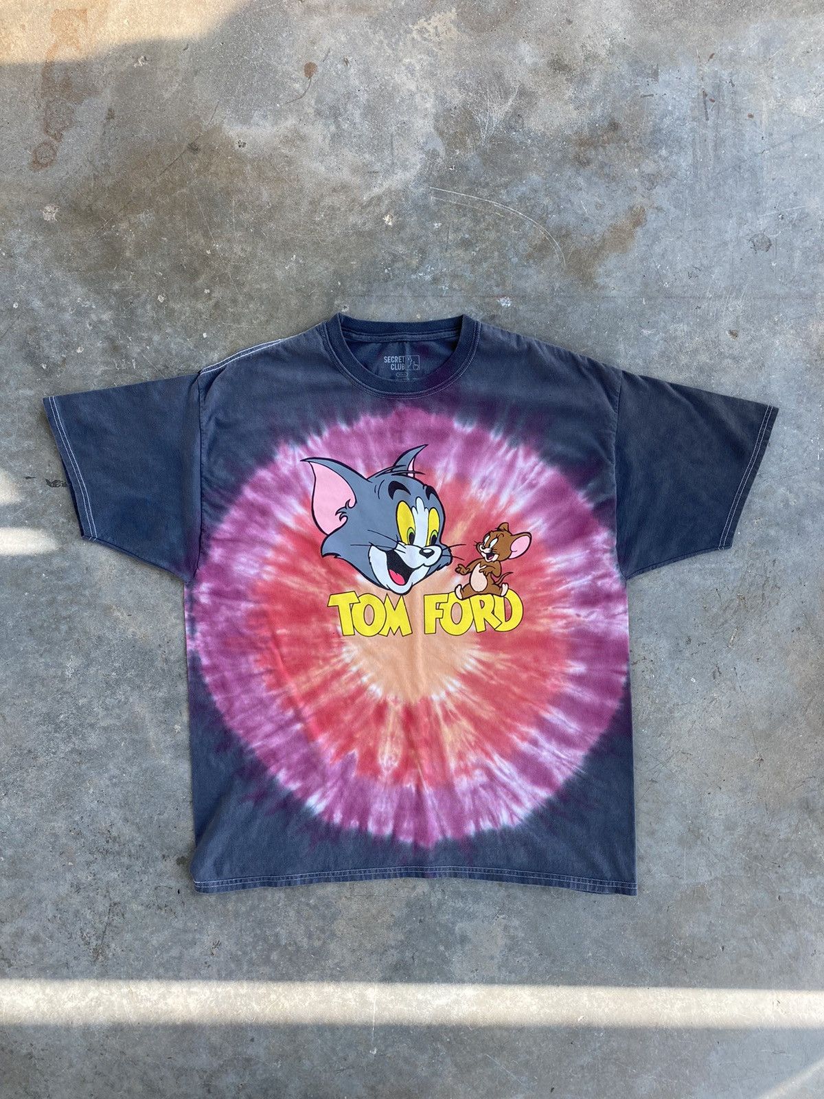 Market Chinatown Market Tom & Jerry “ Tom Ford “ Tie Dye Tee XL Size US XL / EU 56 / 4 - 1 Thumbnail