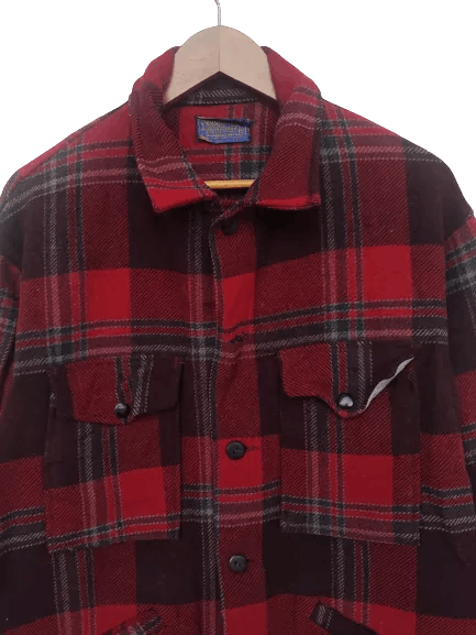 Pendleton Vtg 70s Vintage Pendleton Flannel jacket wool travis scott Size US L / EU 52-54 / 3 - 3 Thumbnail