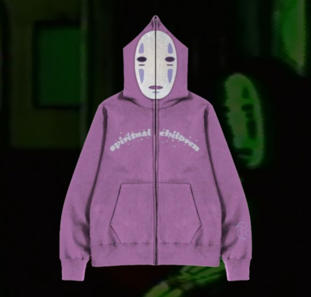Siberia Hills Siberia Hills Spiritual Children No Face Full Zip-Up Hoodie Size US L / EU 52-54 / 3 - 2 Thumbnail