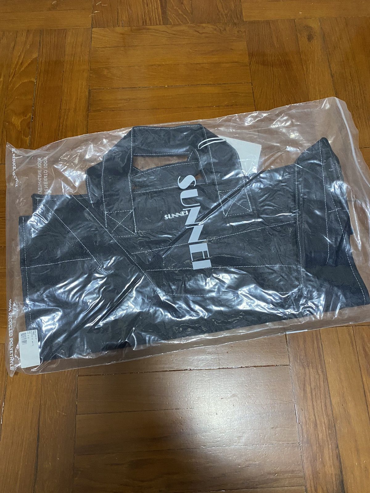 Sunnei Denim oversize tote bag Size ONE SIZE - 2 Thumbnail