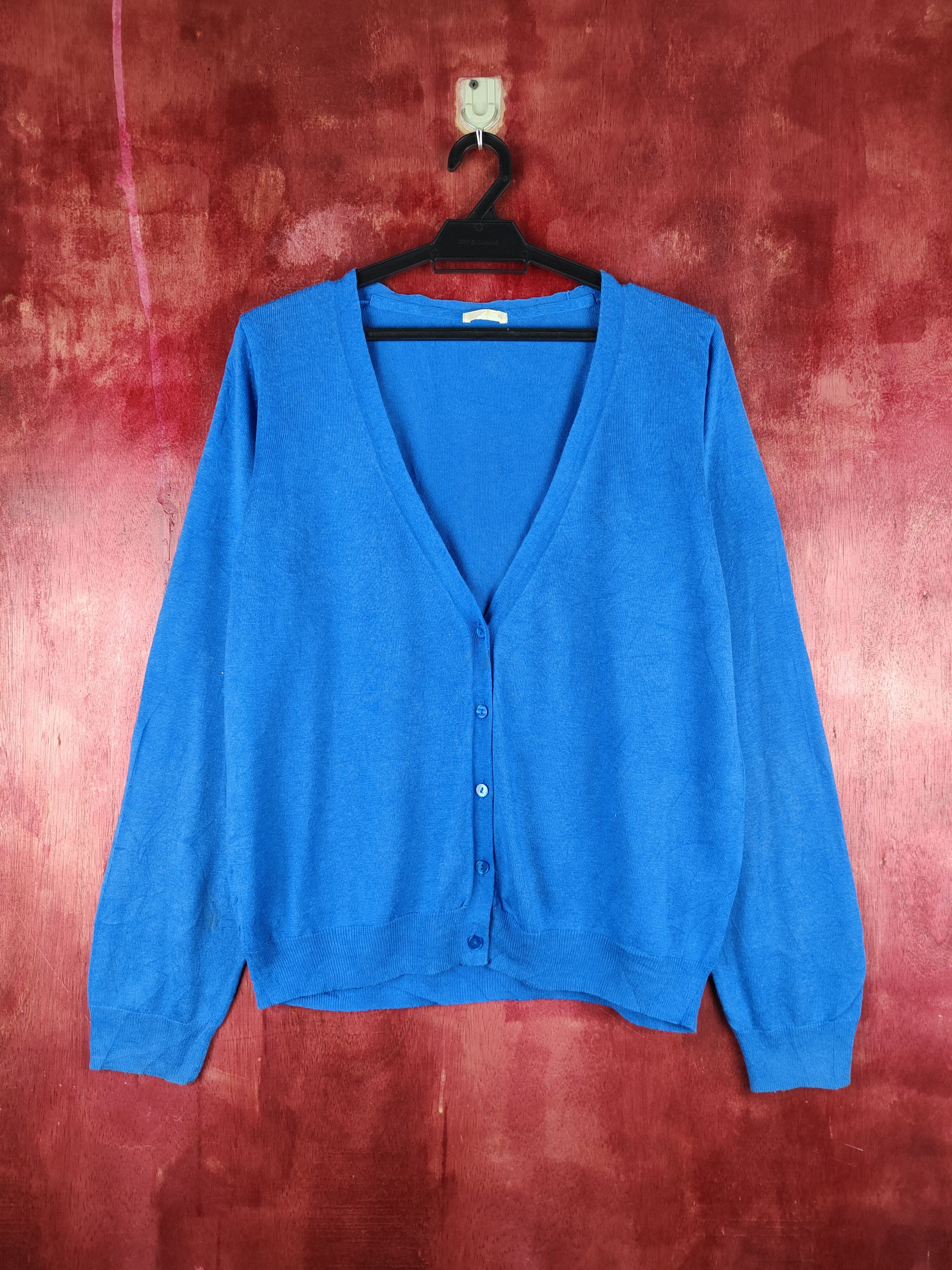 GU GU Light Blue Knitwear Cardigan #S1180 Size XL / US 12-14 / IT 48-50 - 1 Thumbnail