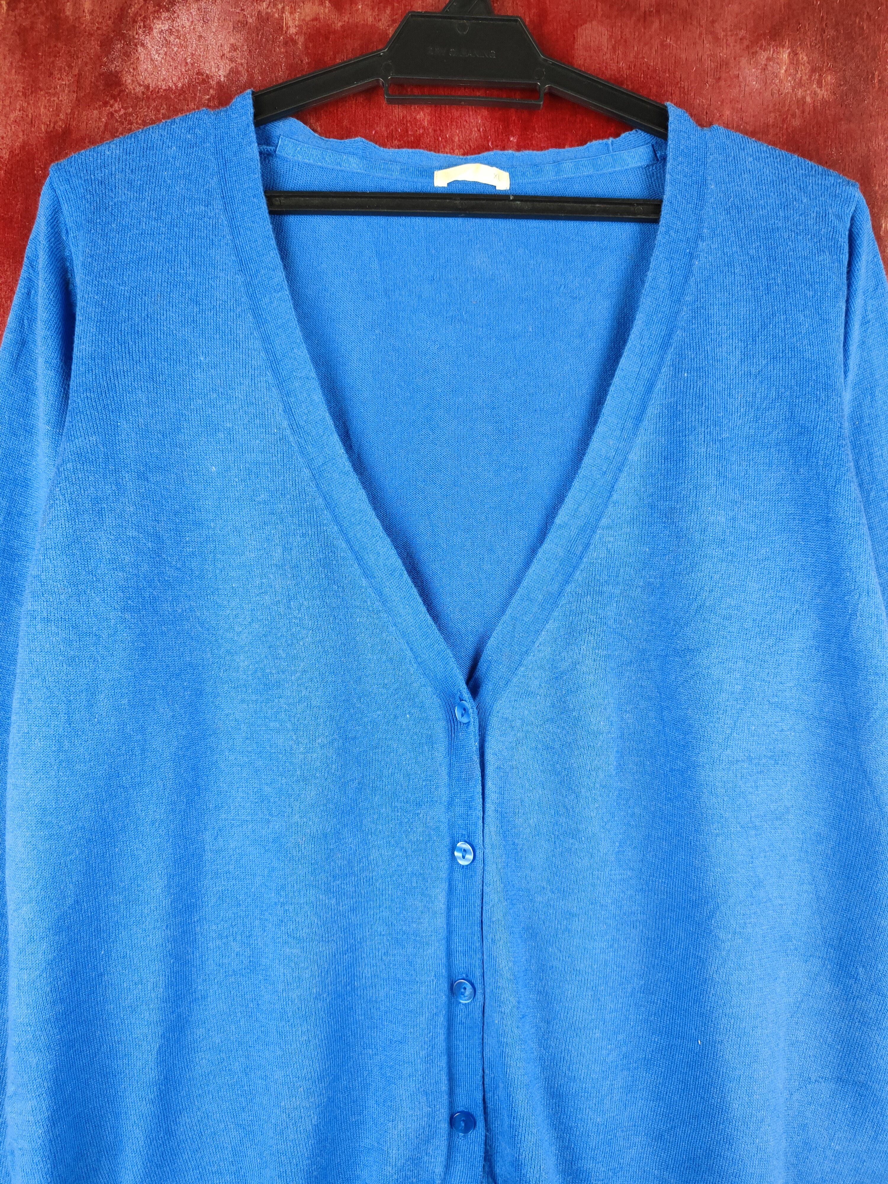 GU GU Light Blue Knitwear Cardigan #S1180 Size XL / US 12-14 / IT 48-50 - 2 Thumbnail