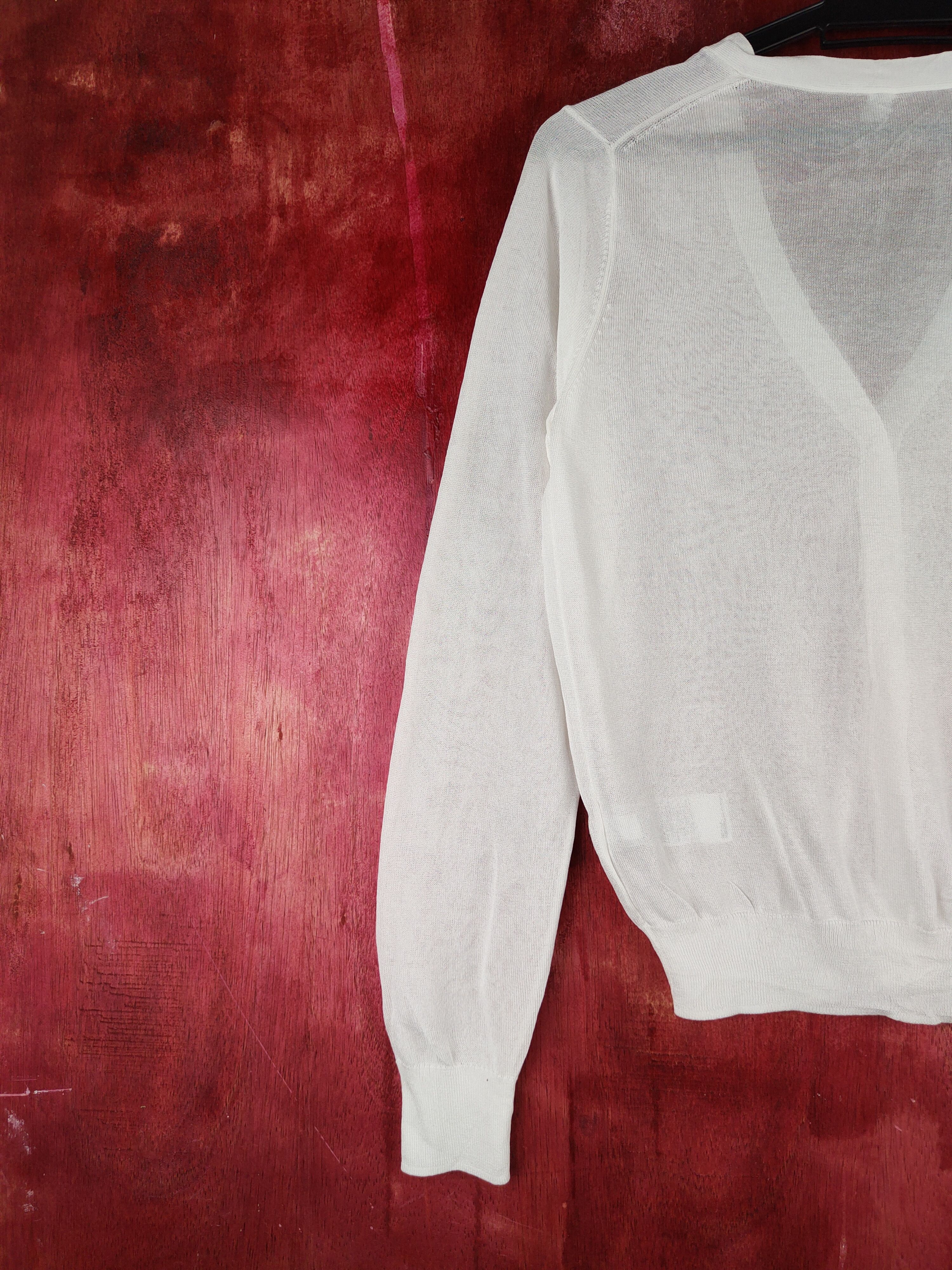 Japanese Brand × Uniqlo Uniqlo Ivory Crochet Meshnet Knitwear Cardigan #S1173 Size S / US 4 / IT 40 - 8 Thumbnail