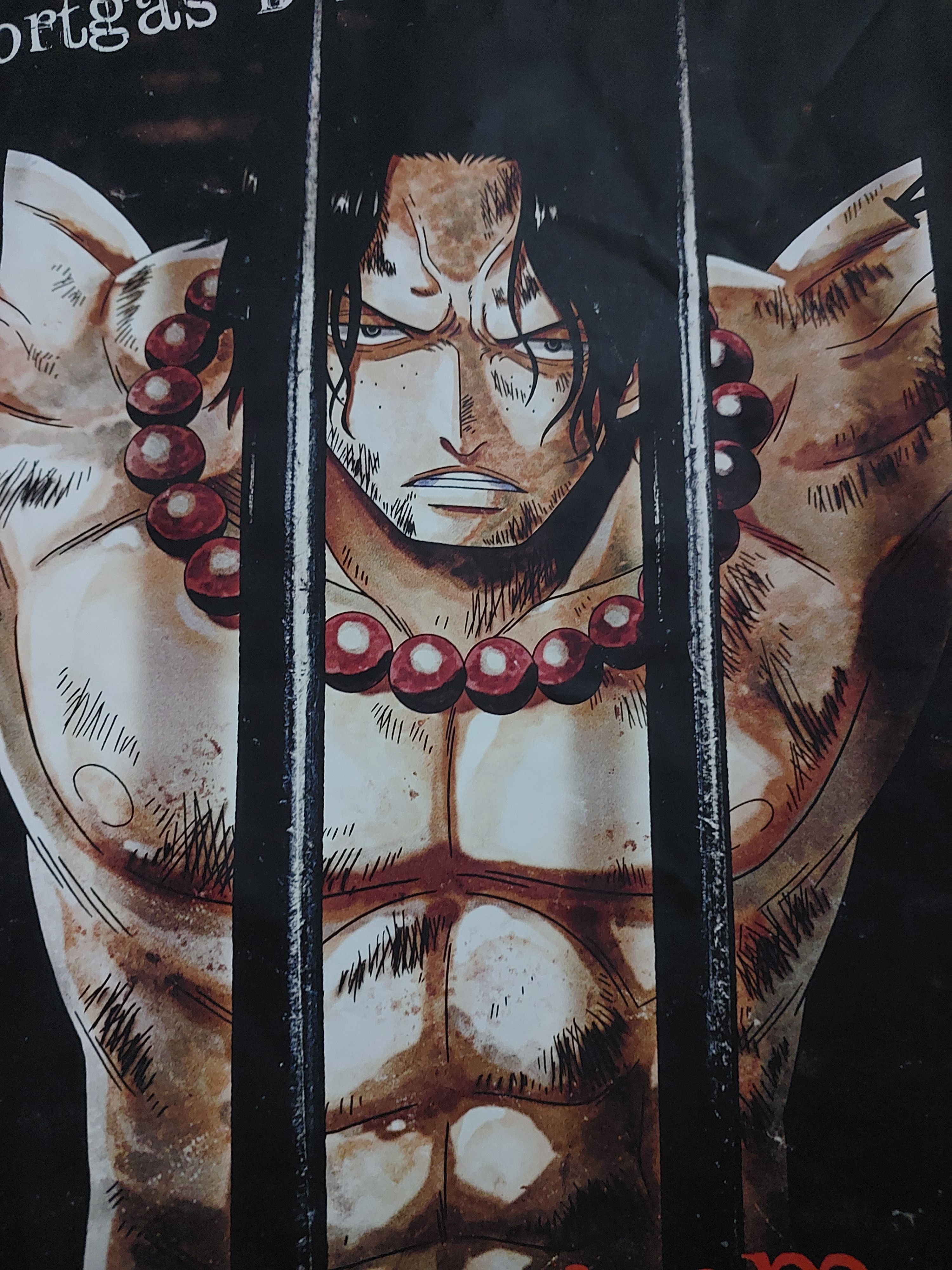 Anime VINTAGE ONE PIECE ANIME PORTGAS D ACE T-SHIRT Size US L / EU 52-54 / 3 - 3 Thumbnail
