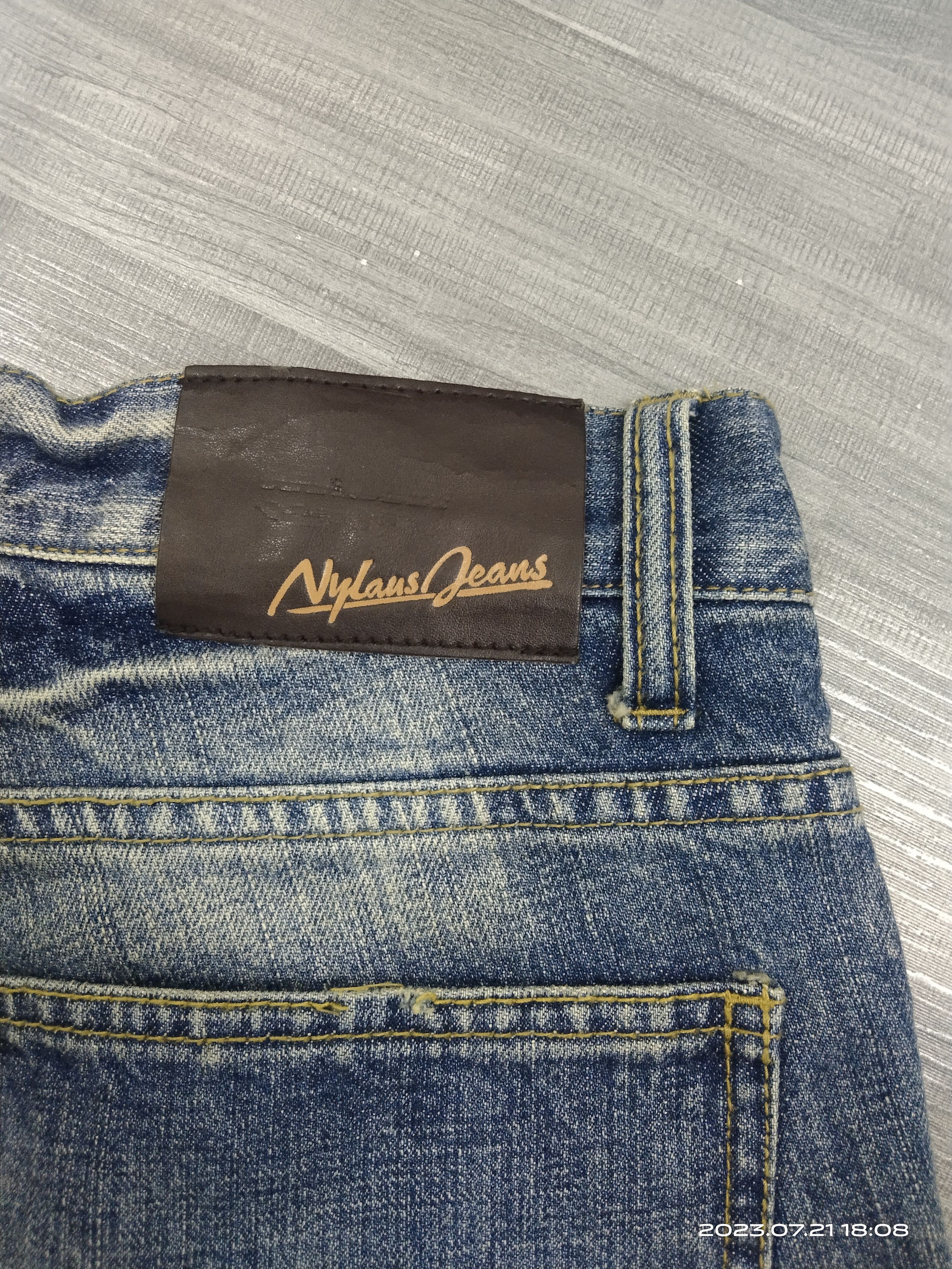 Other SICK WASHED BLUE SPLATTER NYLAUS DENIM PANTS Size US 30 / EU 46 - 7 Thumbnail