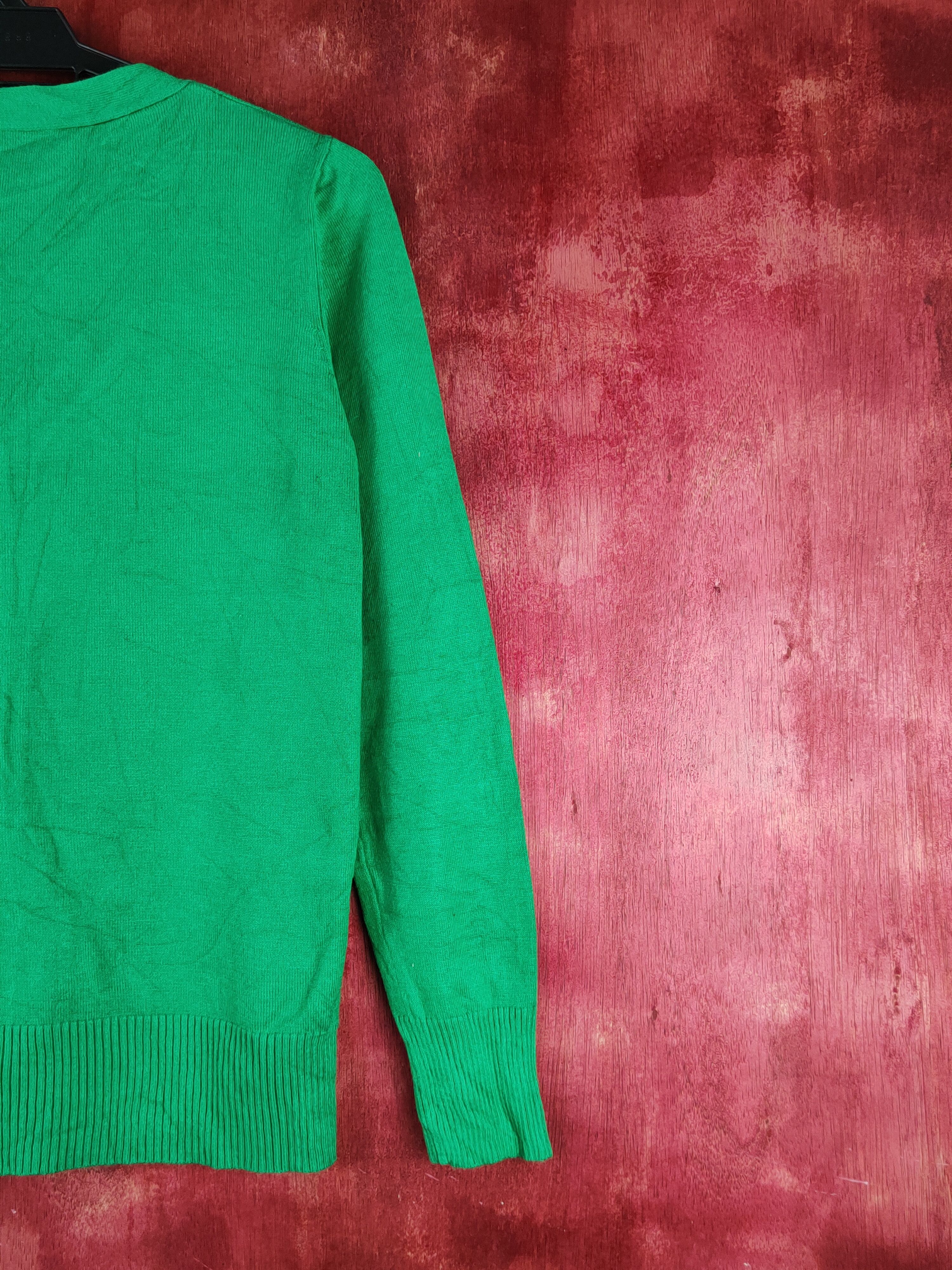Japanese Brand Kürica Green Knitwear Cardigan #S1245 Size S / US 4 / IT 40 - 9 Thumbnail