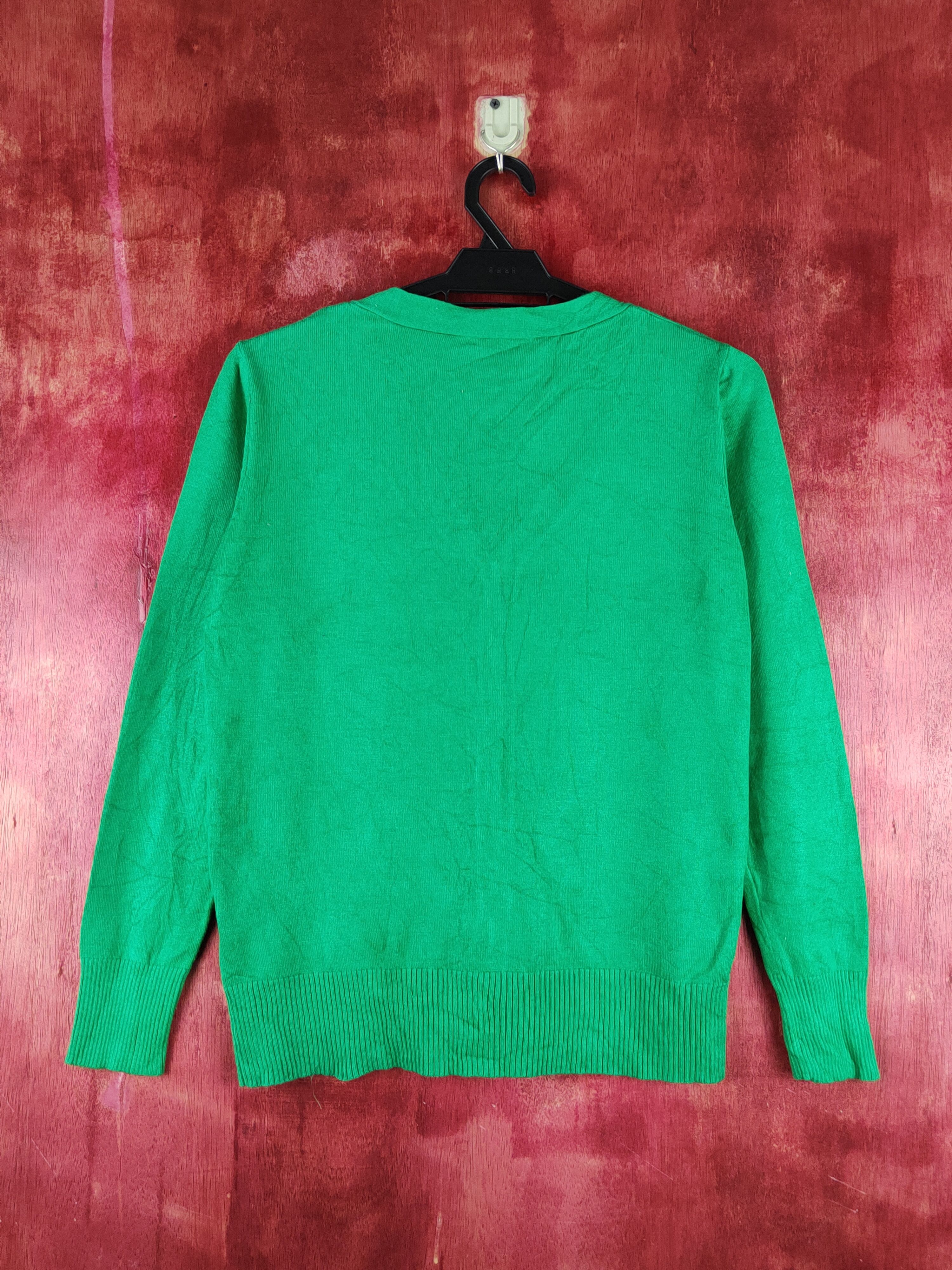 Japanese Brand Kürica Green Knitwear Cardigan #S1245 Size S / US 4 / IT 40 - 7 Thumbnail