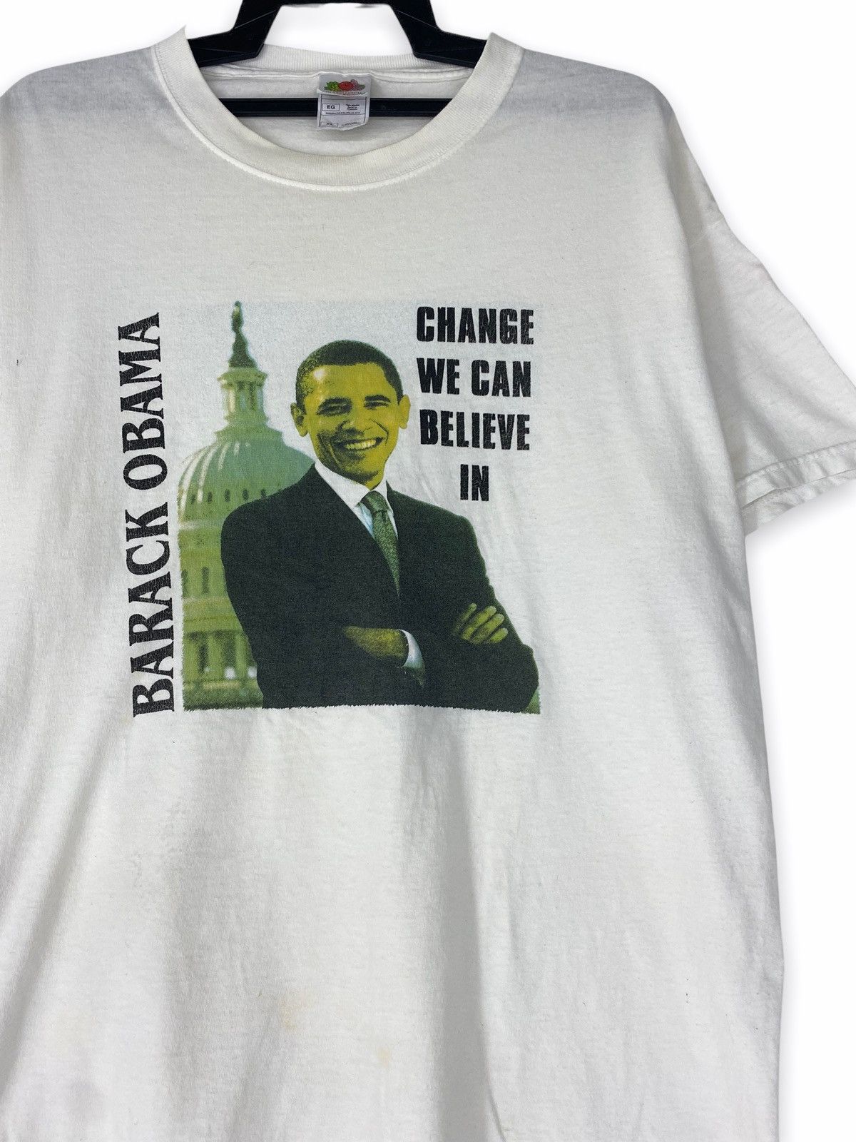 Rap Tees Rare Obama the president Size US XL / EU 56 / 4 - 2 Thumbnail