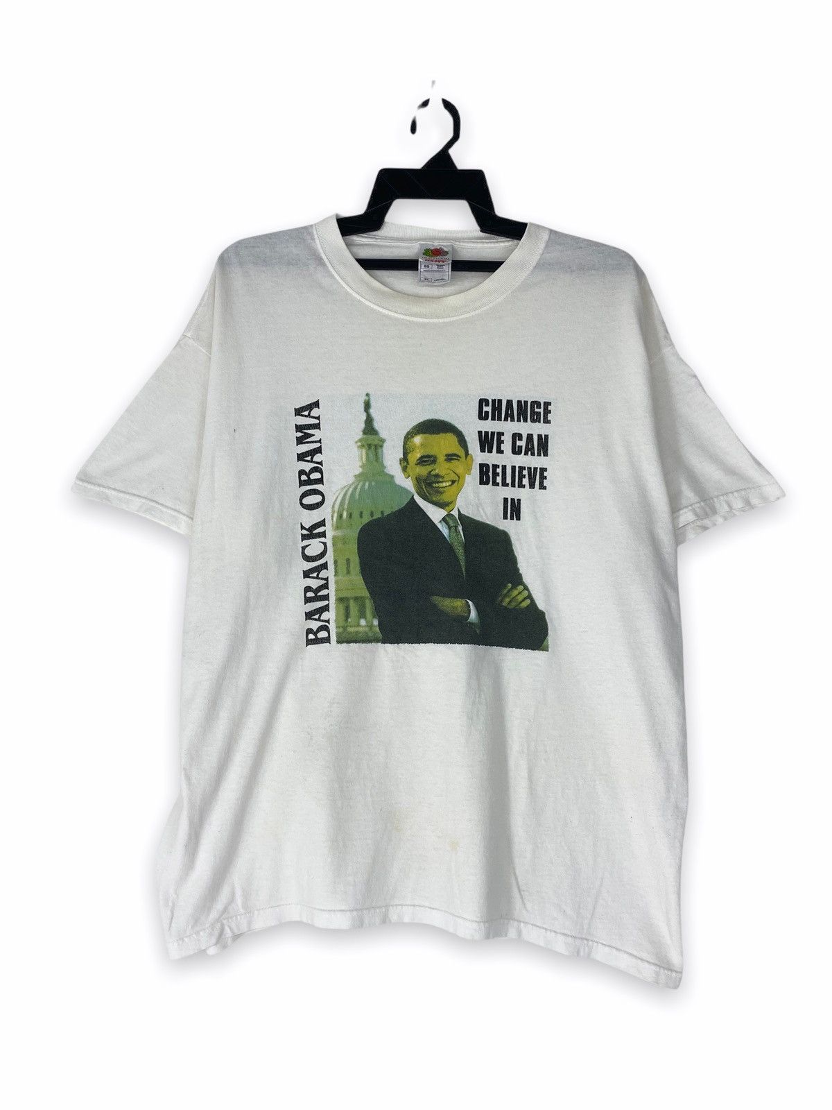 Rap Tees Rare Obama the president Size US XL / EU 56 / 4 - 1 Thumbnail