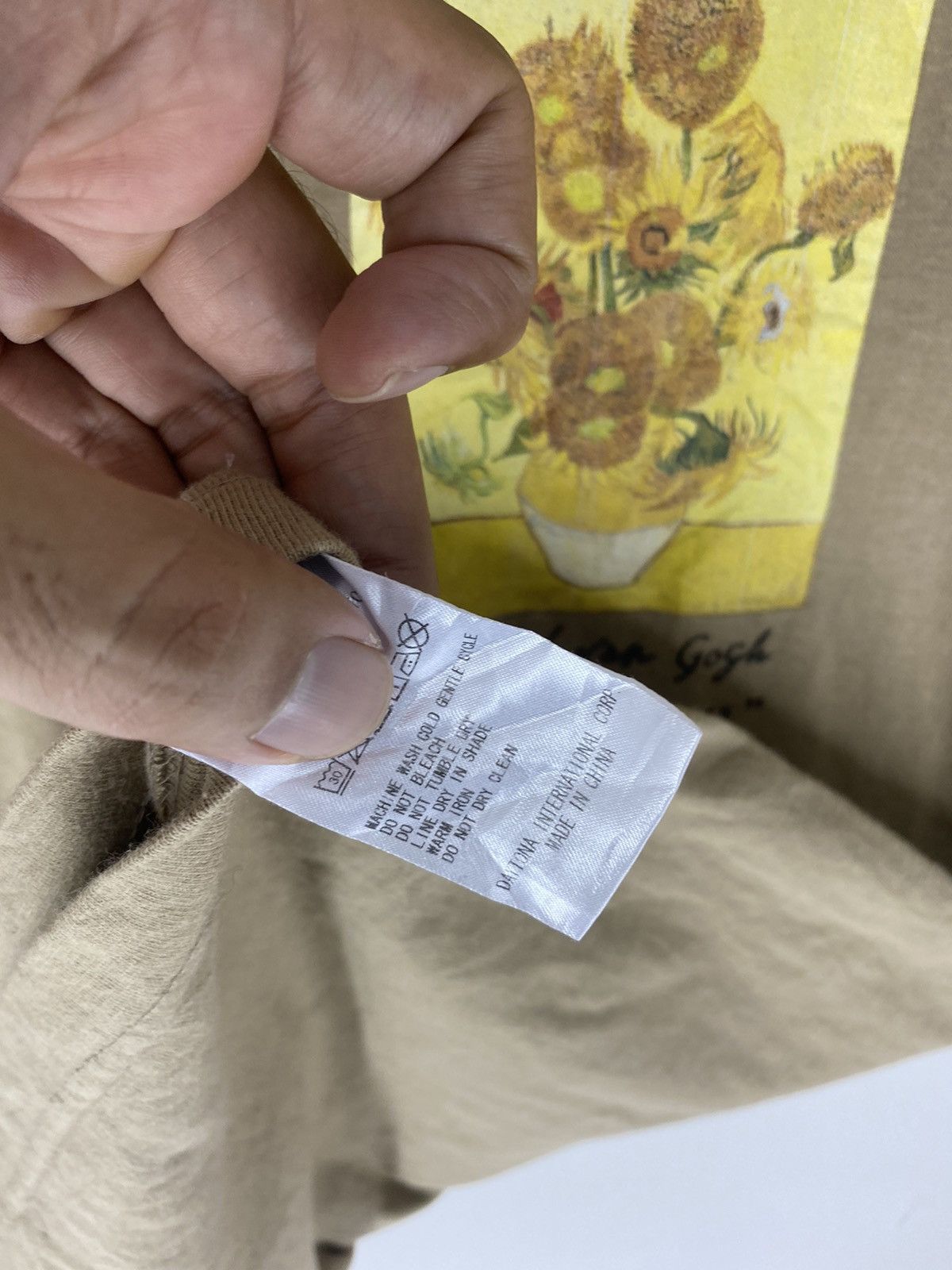 Vintage Rare design Vincent Van Gogh Size US L / EU 52-54 / 3 - 5 Thumbnail