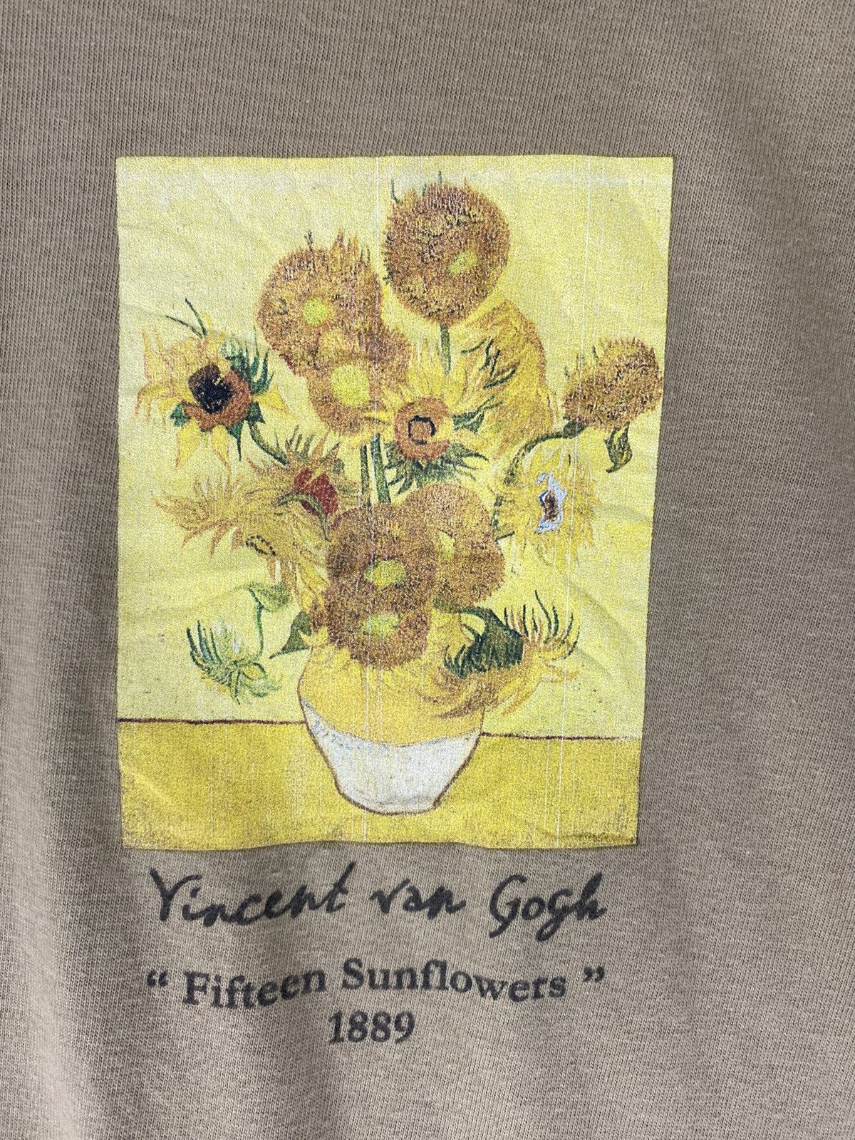 Vintage Rare design Vincent Van Gogh Size US L / EU 52-54 / 3 - 3 Thumbnail