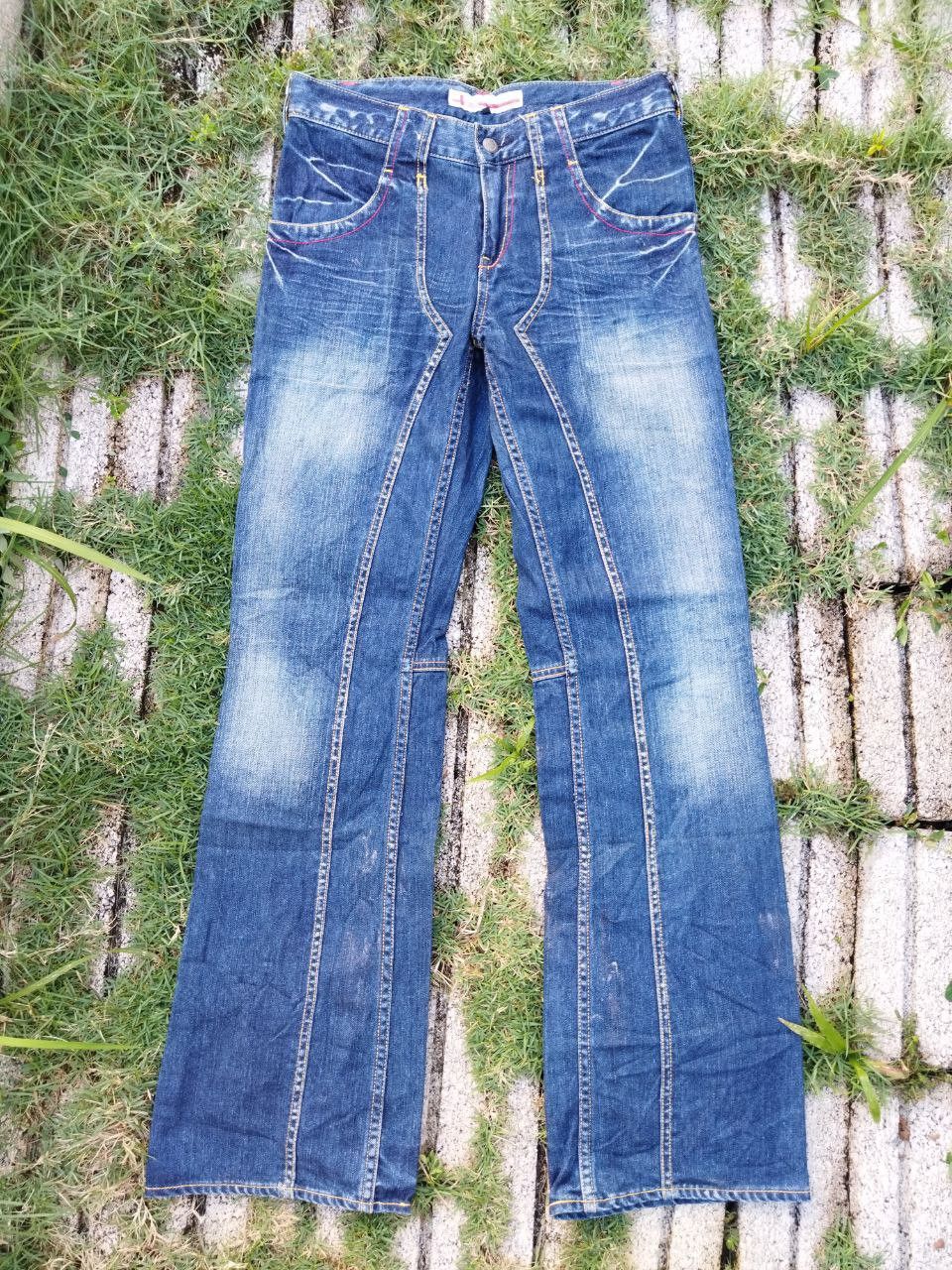 image of Avant Garde x Beauty Beast japanese Genoese Jeans in Blue Distressed, Men's (Size 31)