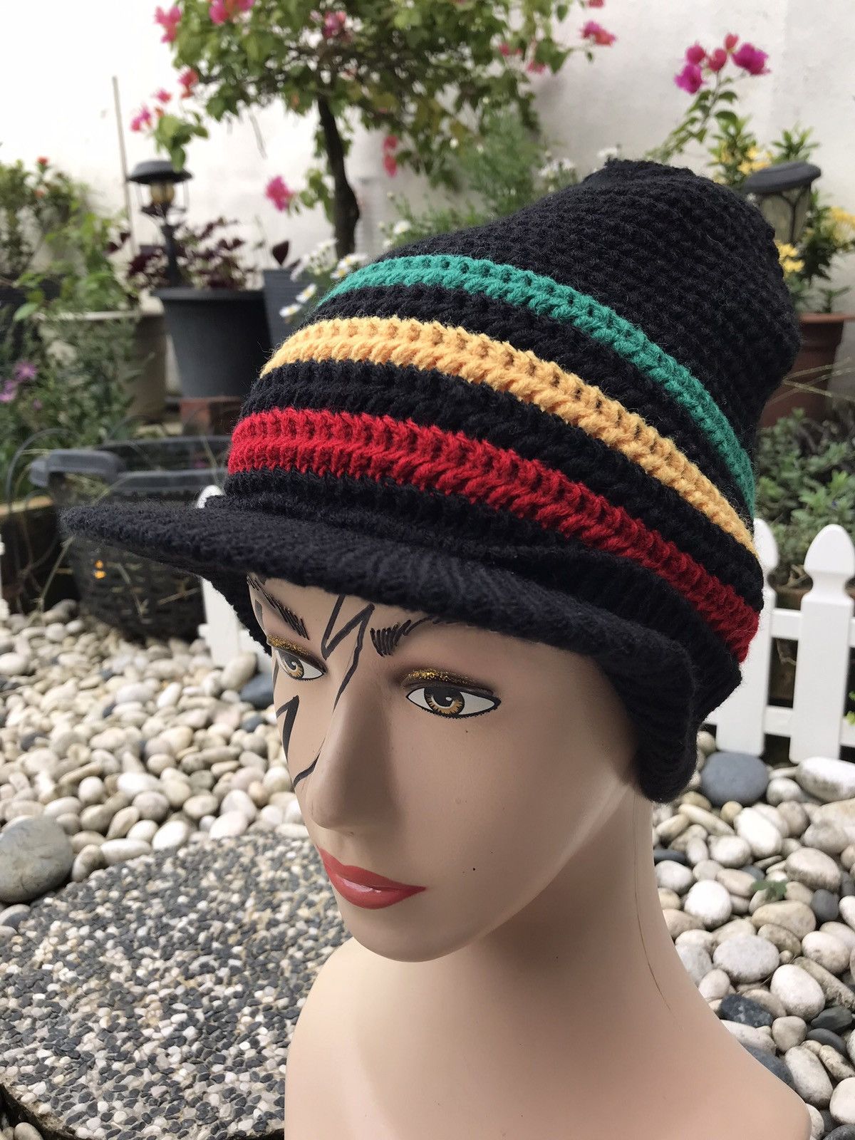 Other RASTAFARIAN BEANIES INSPIRED BOB MARLEY 🇯🇲 BY OKUTANI 🇯🇵 Size ONE SIZE - 1 Thumbnail