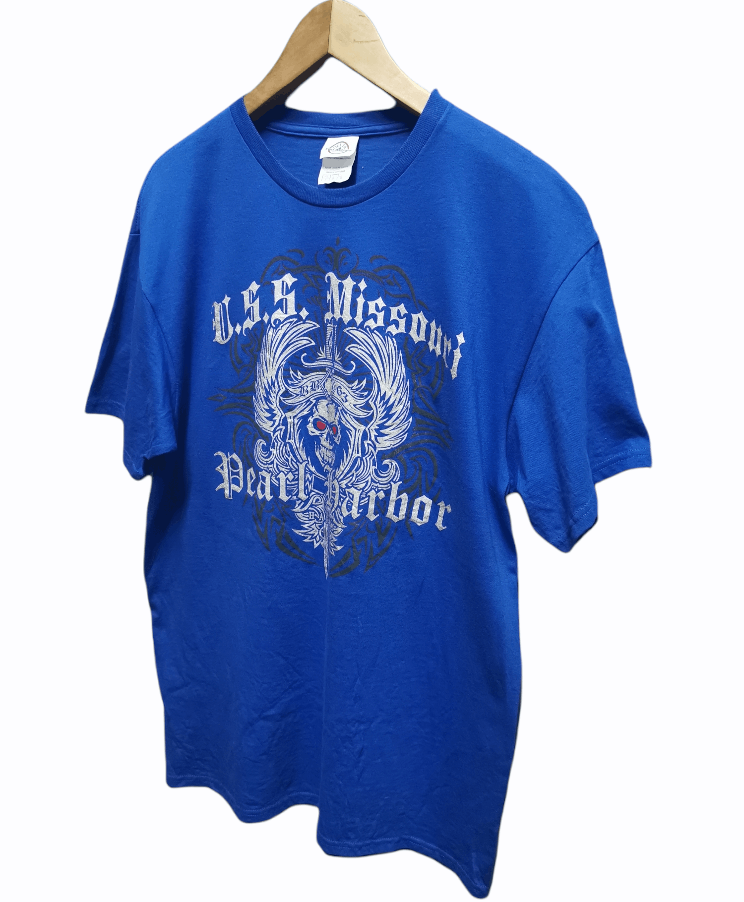 Vintage Nice Graphic Tees U.S.S Missouri Pearl Harbor Hawaii Size US L / EU 52-54 / 3 - 2 Thumbnail
