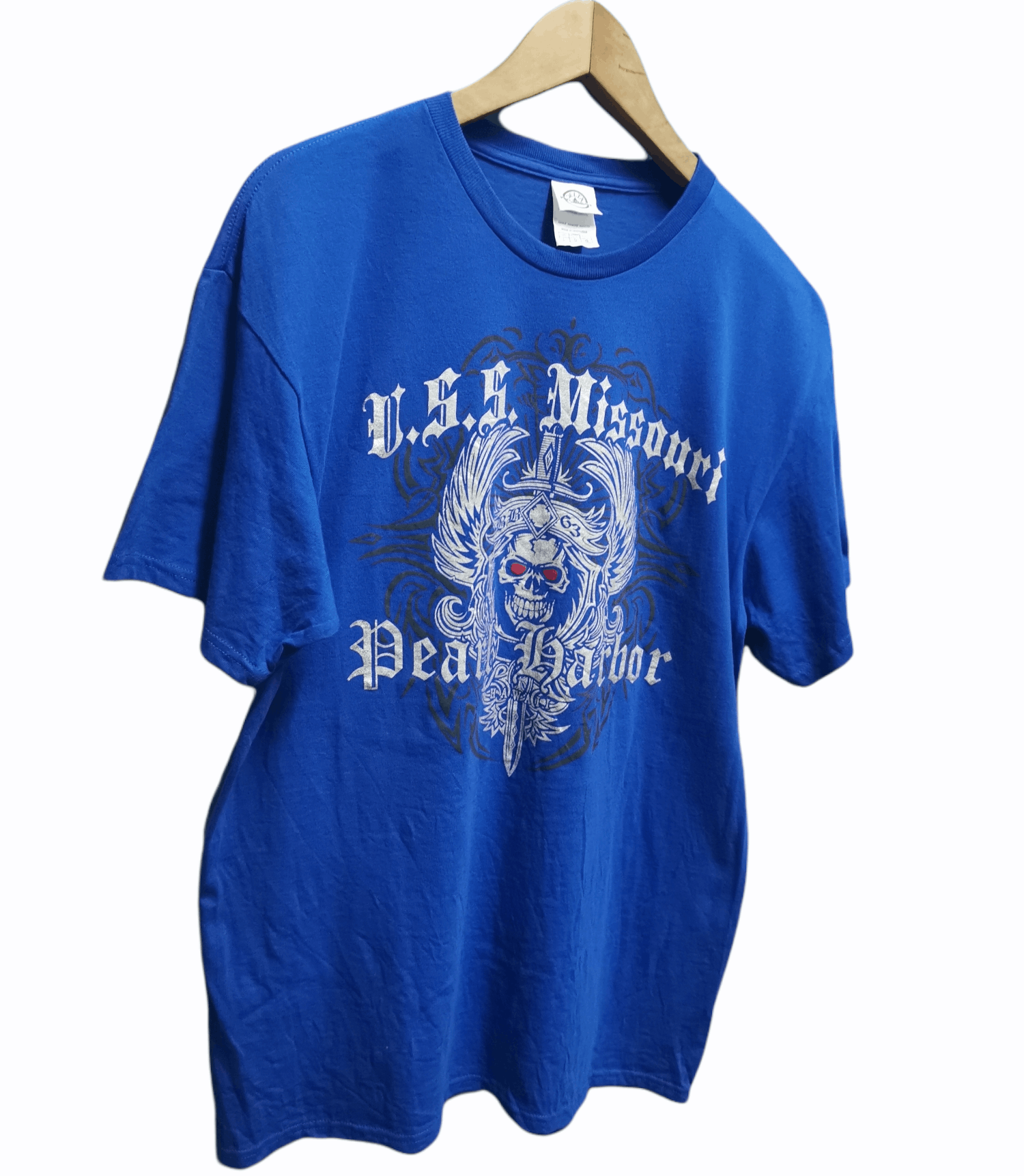 Vintage Nice Graphic Tees U.S.S Missouri Pearl Harbor Hawaii Size US L / EU 52-54 / 3 - 3 Thumbnail