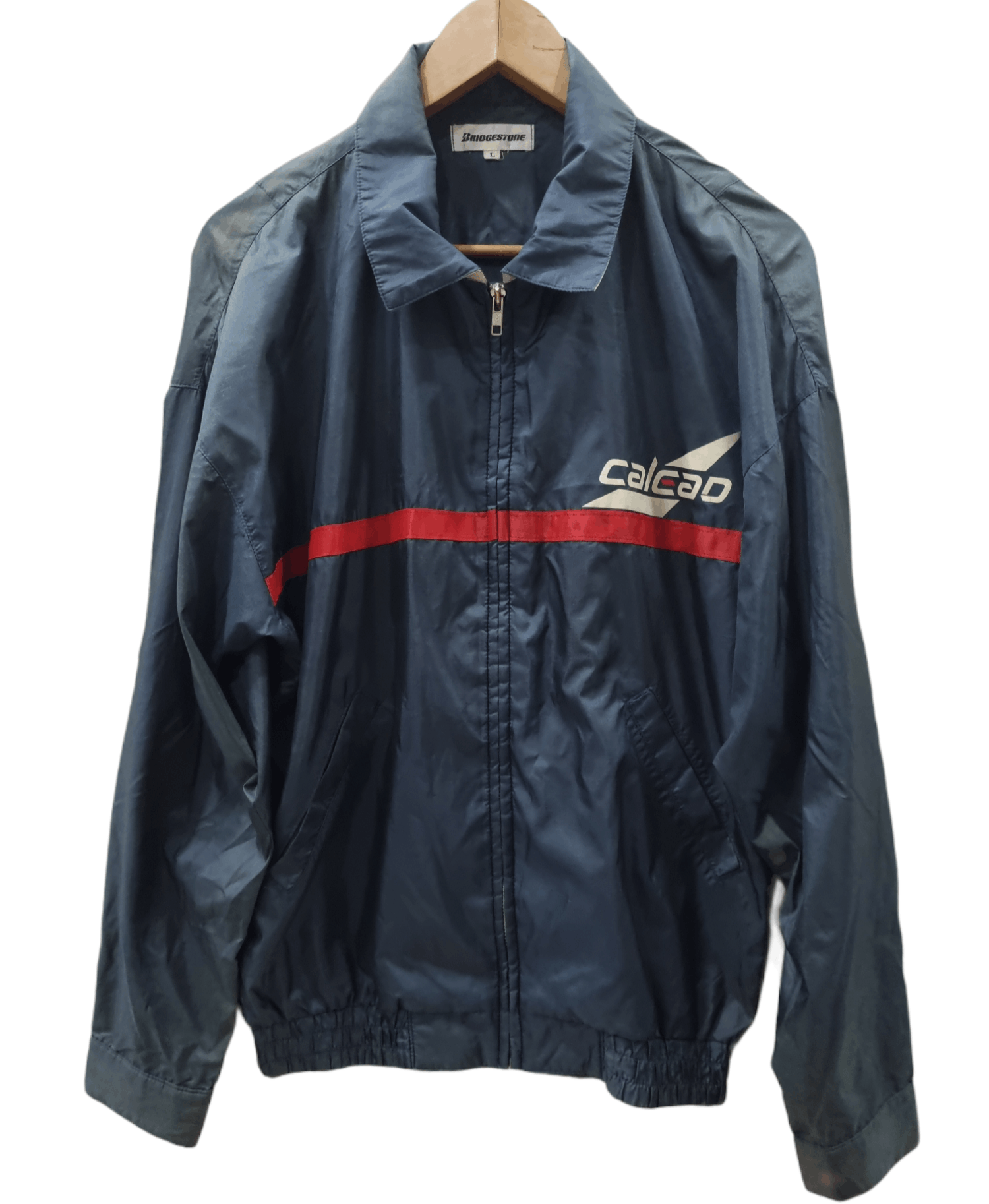 Japanese Brand × Vintage Vintage Calead Bridgestone Light Zipper Jacket Size US L / EU 52-54 / 3 - 2 Thumbnail