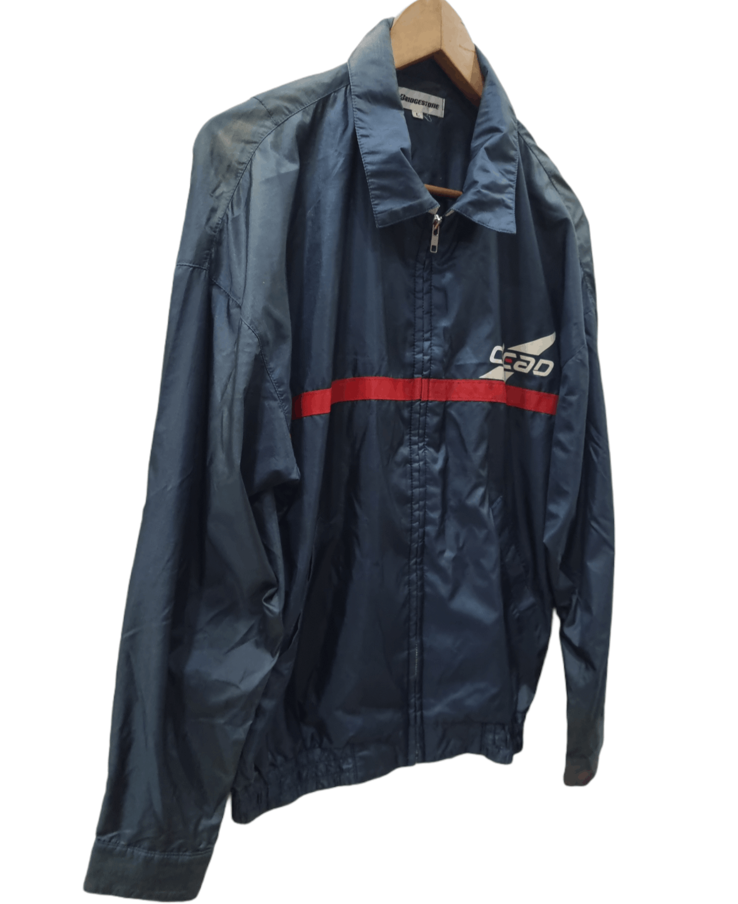 Japanese Brand × Vintage Vintage Calead Bridgestone Light Zipper Jacket Size US L / EU 52-54 / 3 - 3 Thumbnail