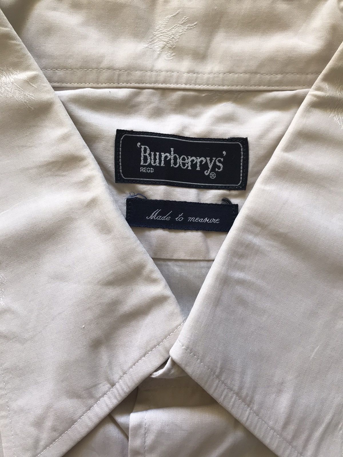 Burberry Vintage Burberrys Monogram Shirt Button Up Size US L / EU 52-54 / 3 - 4 Thumbnail