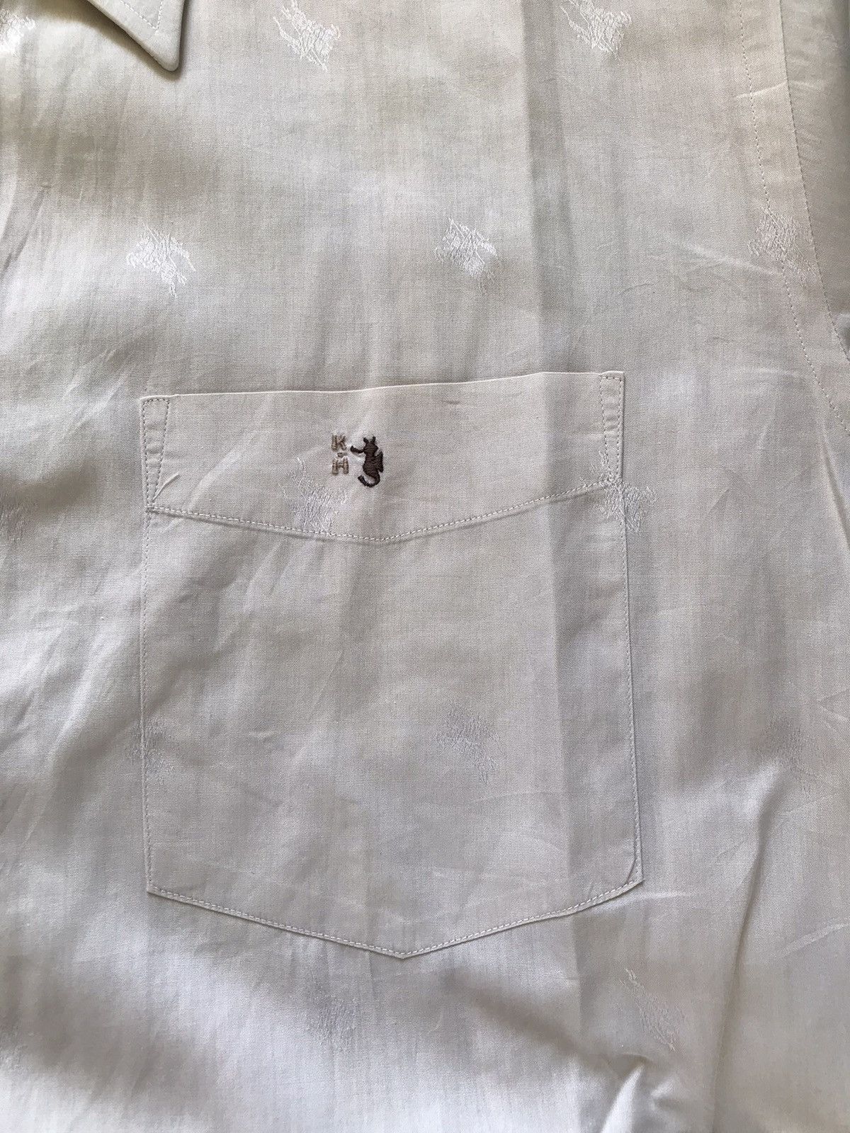 Burberry Vintage Burberrys Monogram Shirt Button Up Size US L / EU 52-54 / 3 - 5 Thumbnail