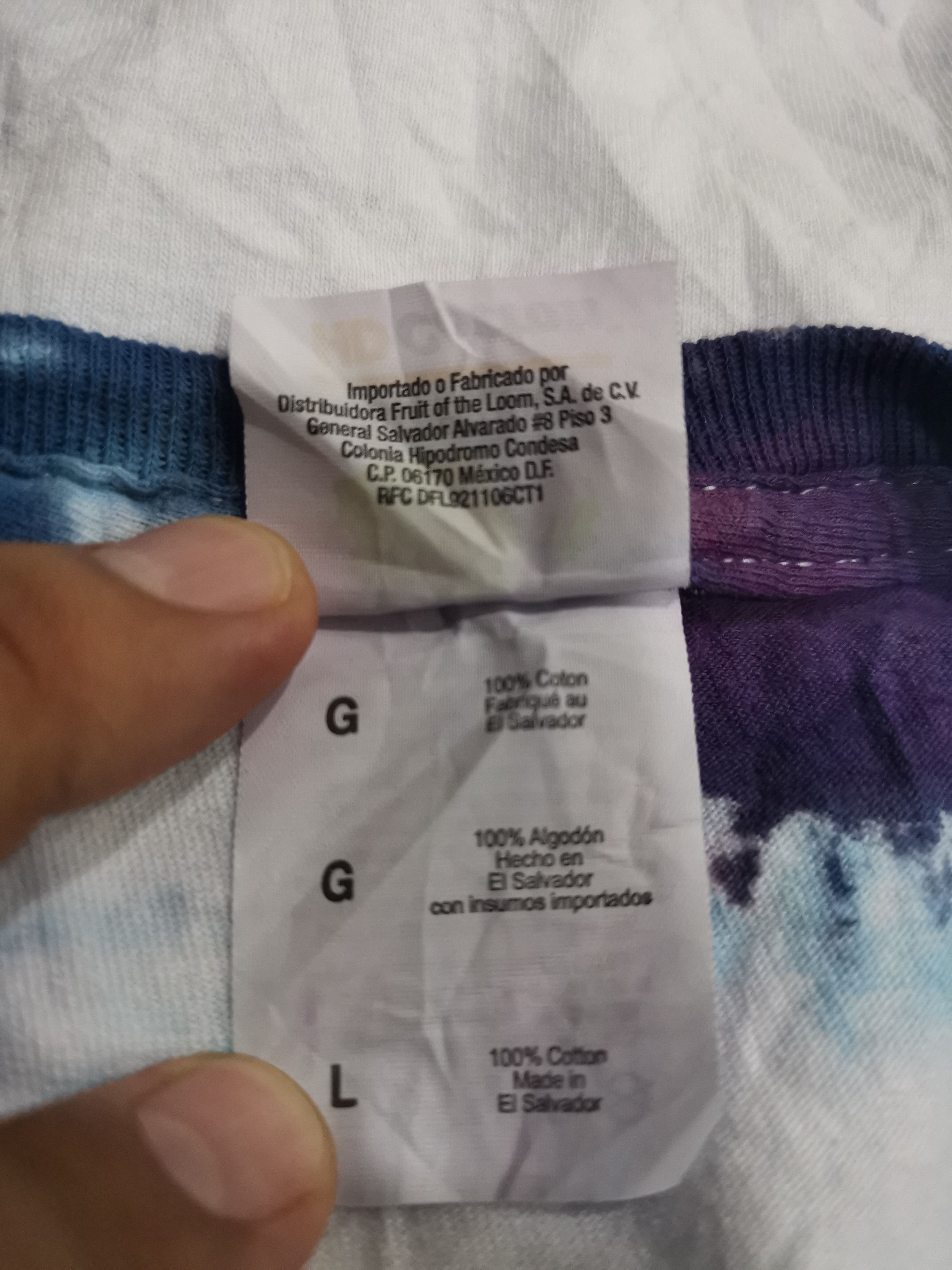 Fruit Of The Loom Vintage Operation Second Chance Tie-Dye Shirt x Custom Size US L / EU 52-54 / 3 - 6 Thumbnail