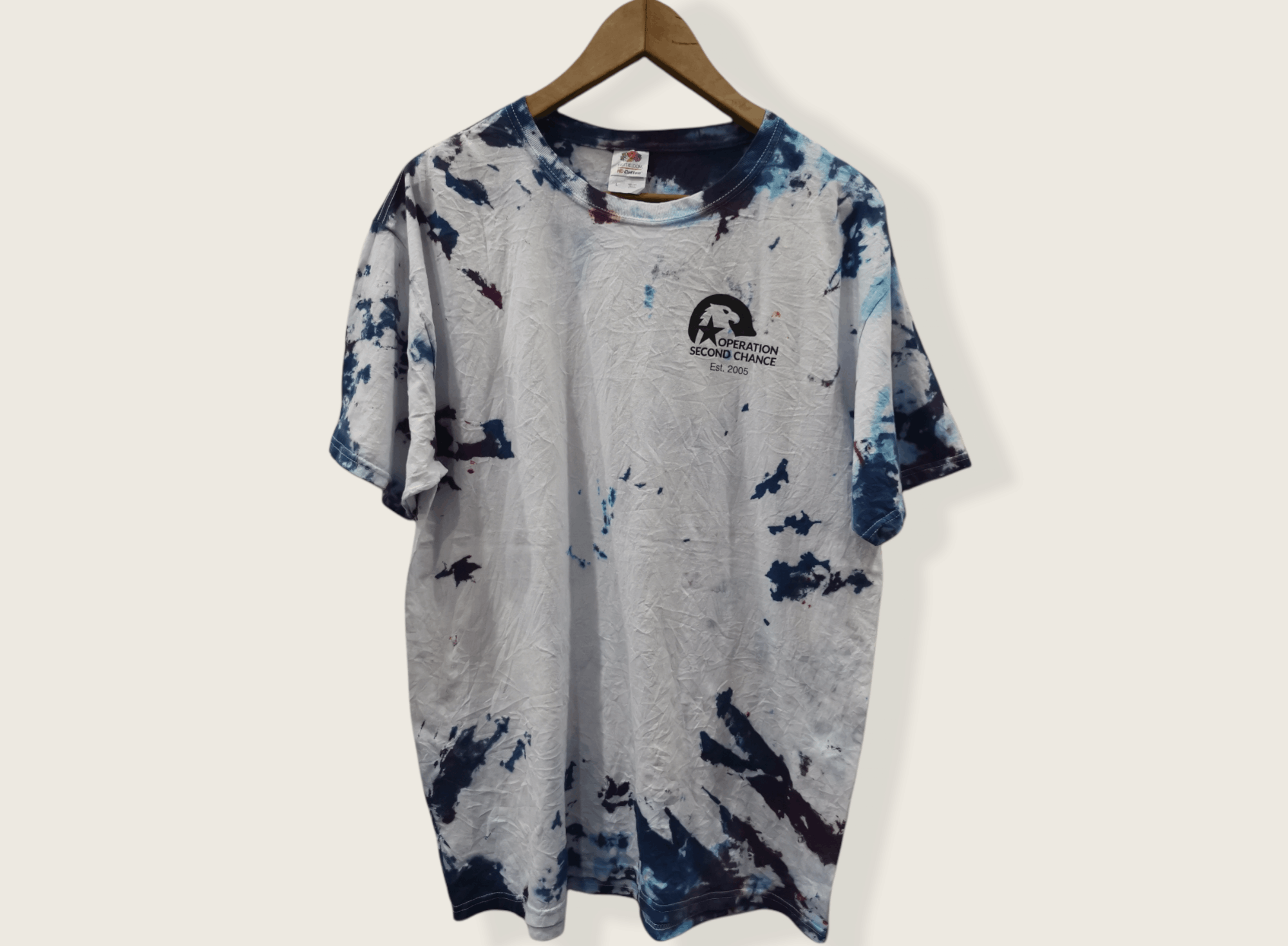 Fruit Of The Loom Vintage Operation Second Chance Tie-Dye Shirt x Custom Size US L / EU 52-54 / 3 - 1 Thumbnail
