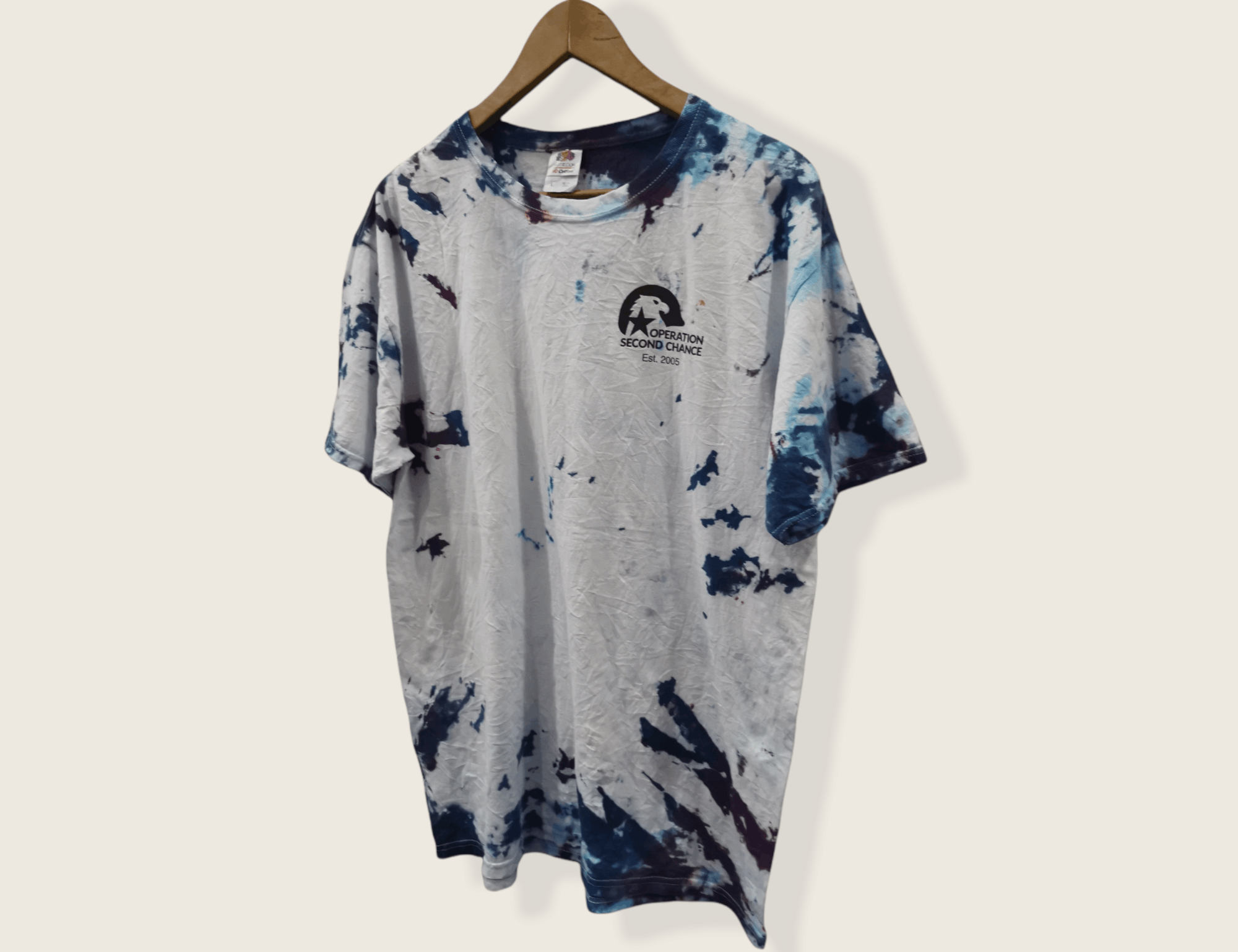 Fruit Of The Loom Vintage Operation Second Chance Tie-Dye Shirt x Custom Size US L / EU 52-54 / 3 - 2 Thumbnail