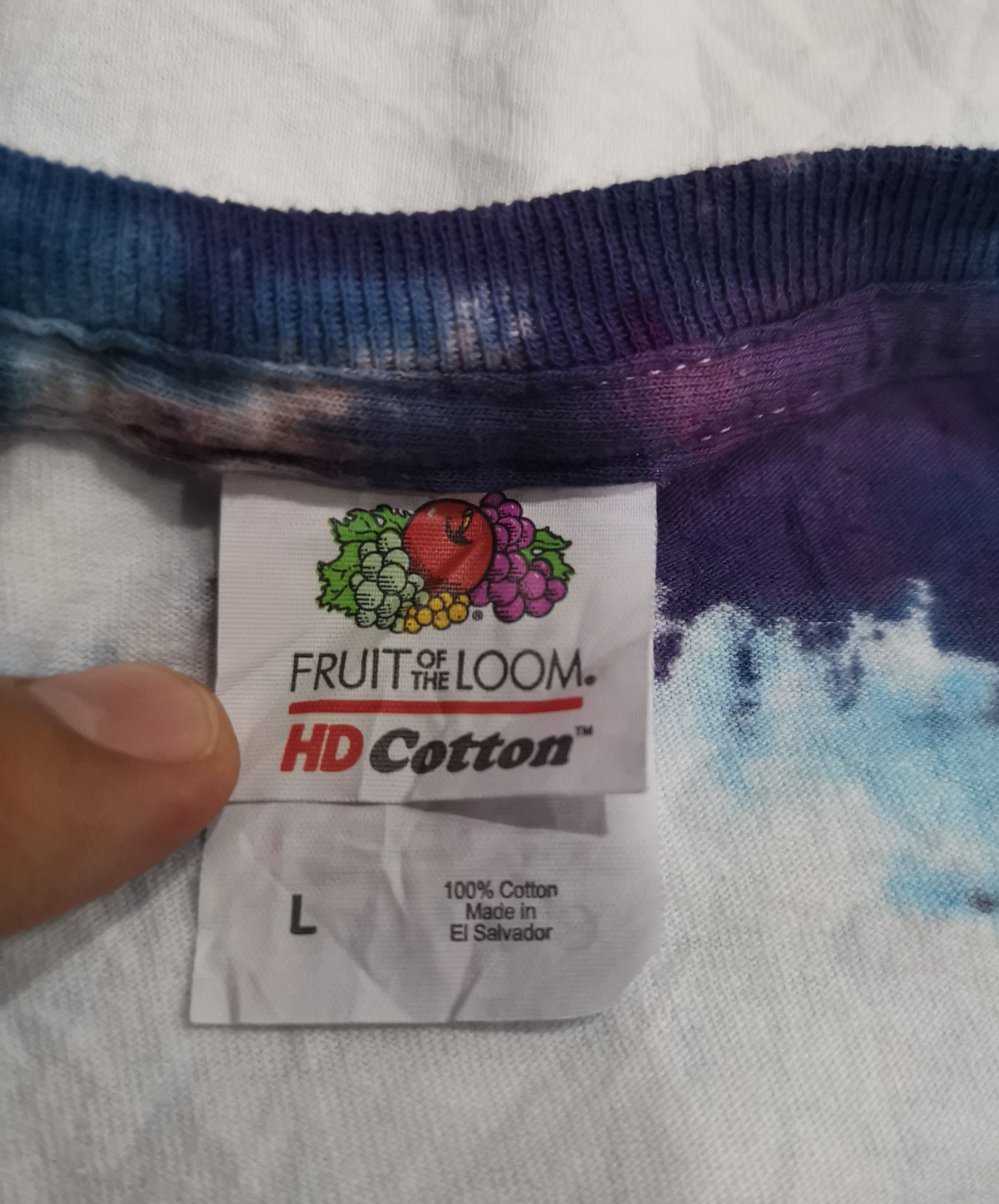 Fruit Of The Loom Vintage Operation Second Chance Tie-Dye Shirt x Custom Size US L / EU 52-54 / 3 - 5 Thumbnail