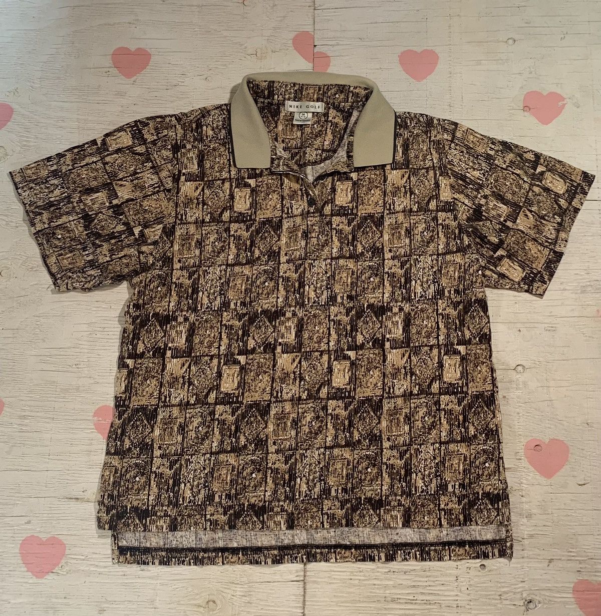 Nike × Vintage Vintage 90’s Nike Golf Polo Size US M / EU 48-50 / 2 - 2 Thumbnail