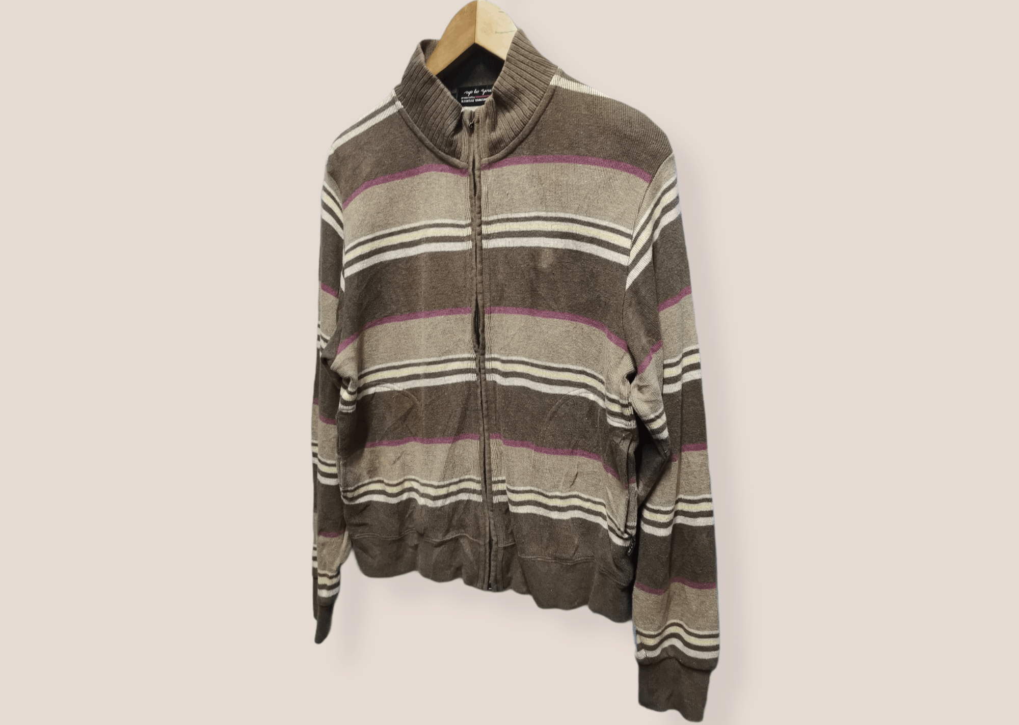 Japanese Brand × Kansai Yamamoto Up To You By Kansai Yamamoto Zipper Knitwear Size US L / EU 52-54 / 3 - 2 Thumbnail