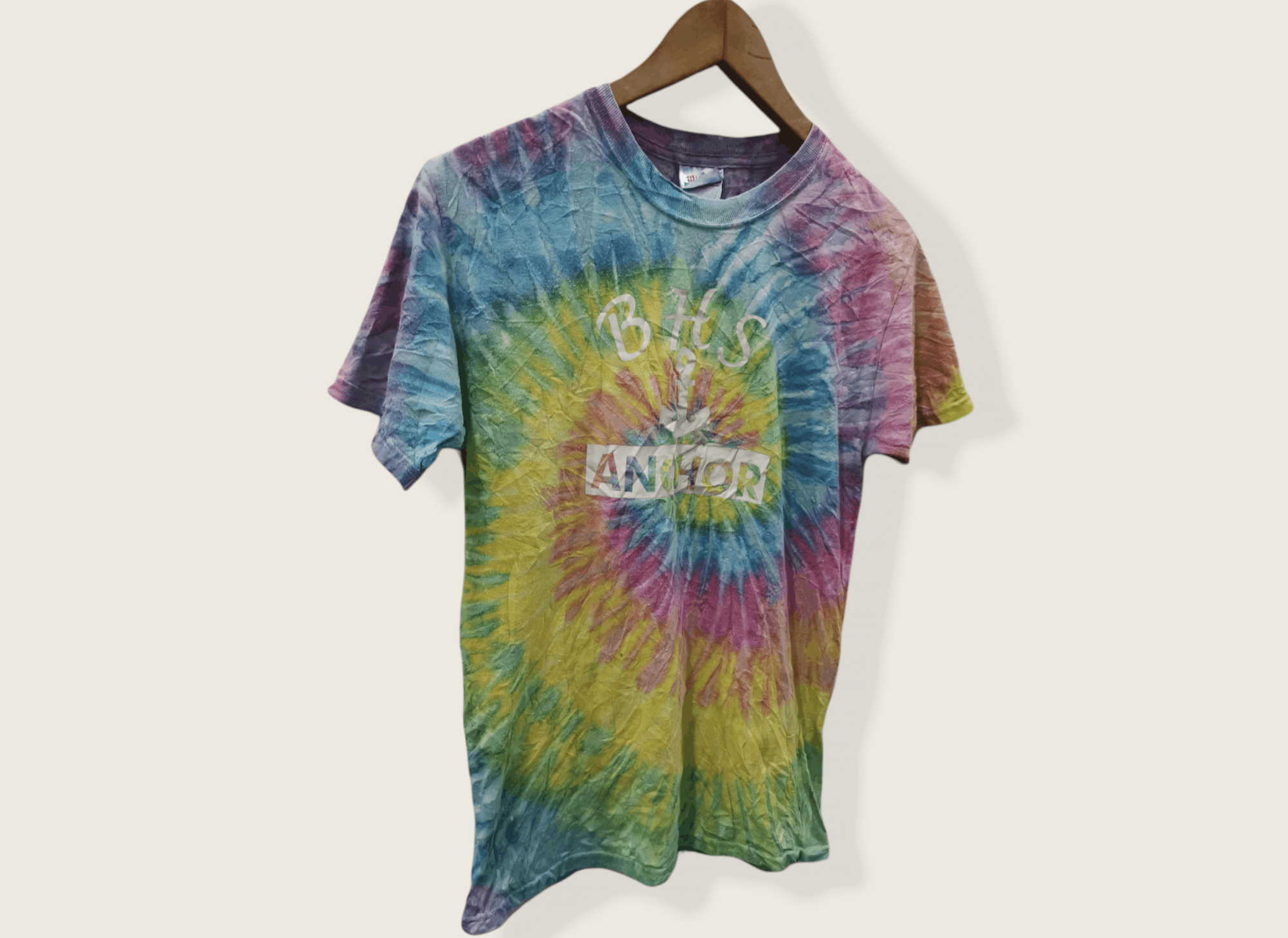 Hanes Vintage BHS Anchor Tie-Dye Shirt x Custom Size US S / EU 44-46 / 1 - 3 Thumbnail