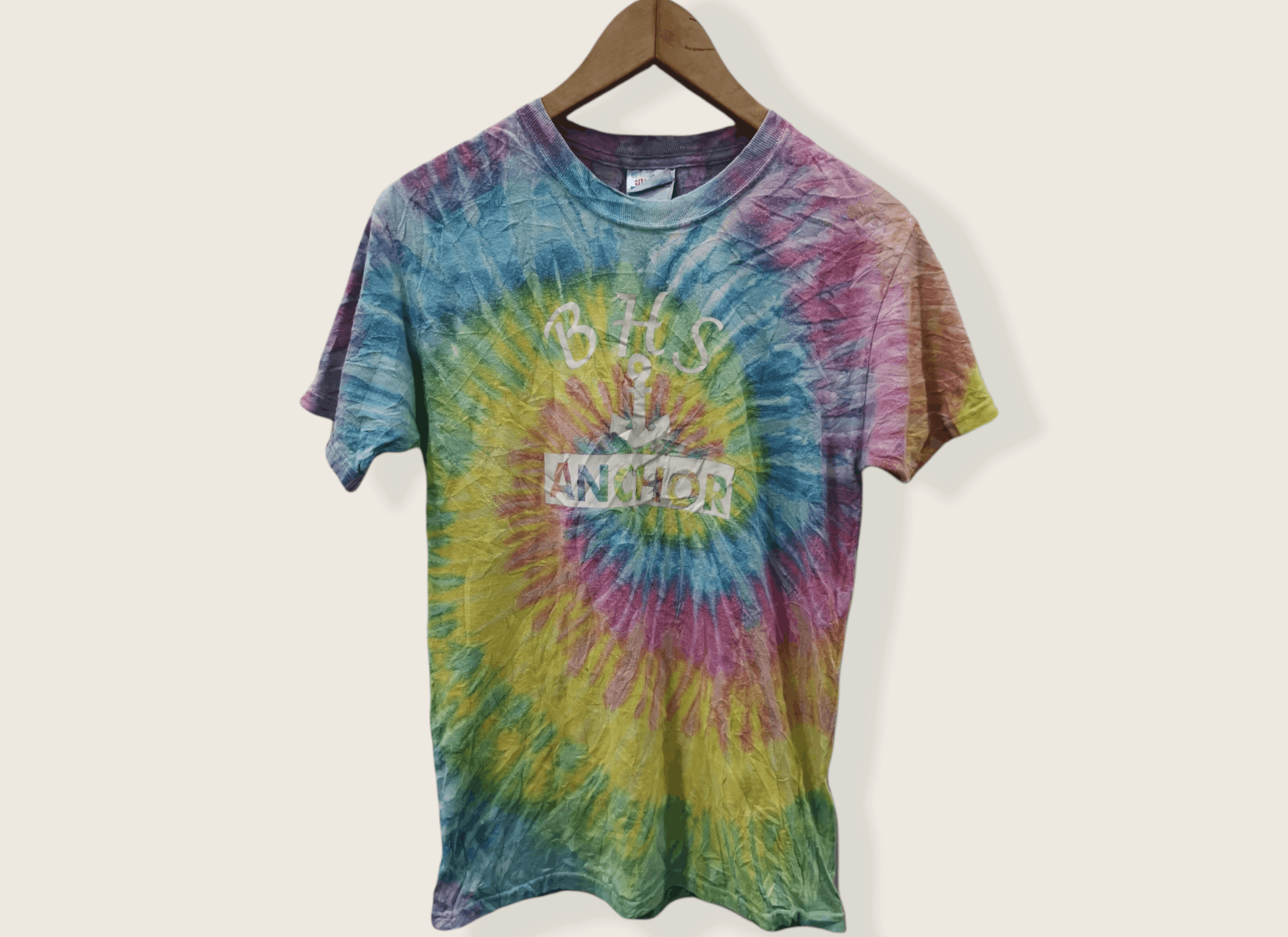 Hanes Vintage BHS Anchor Tie-Dye Shirt x Custom Size US S / EU 44-46 / 1 - 1 Thumbnail