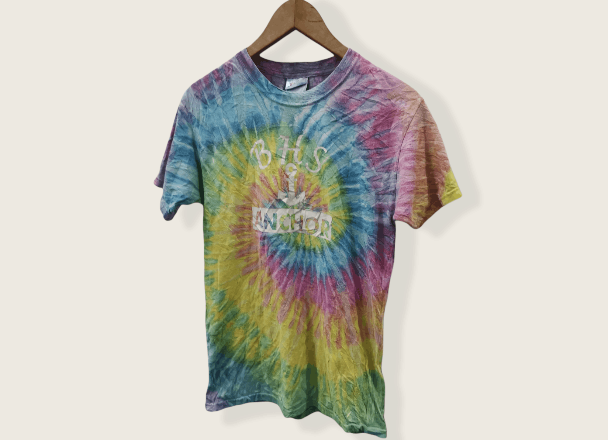 Hanes Vintage BHS Anchor Tie-Dye Shirt x Custom Size US S / EU 44-46 / 1 - 2 Thumbnail