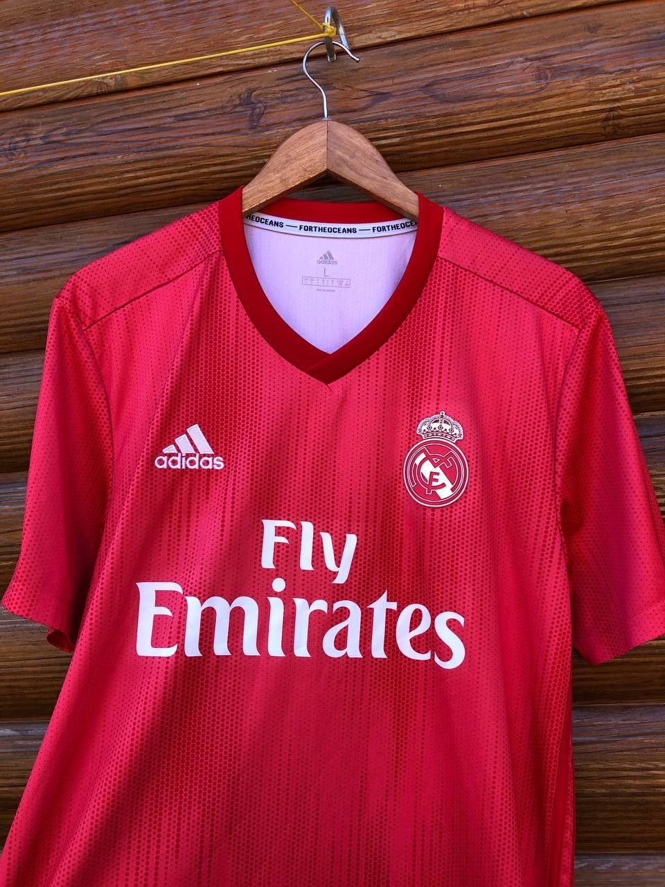 Adidas Adidas Parley FC Real Madrid 2018/19 Third Soccer Jersey Size US L / EU 52-54 / 3 - 3 Thumbnail
