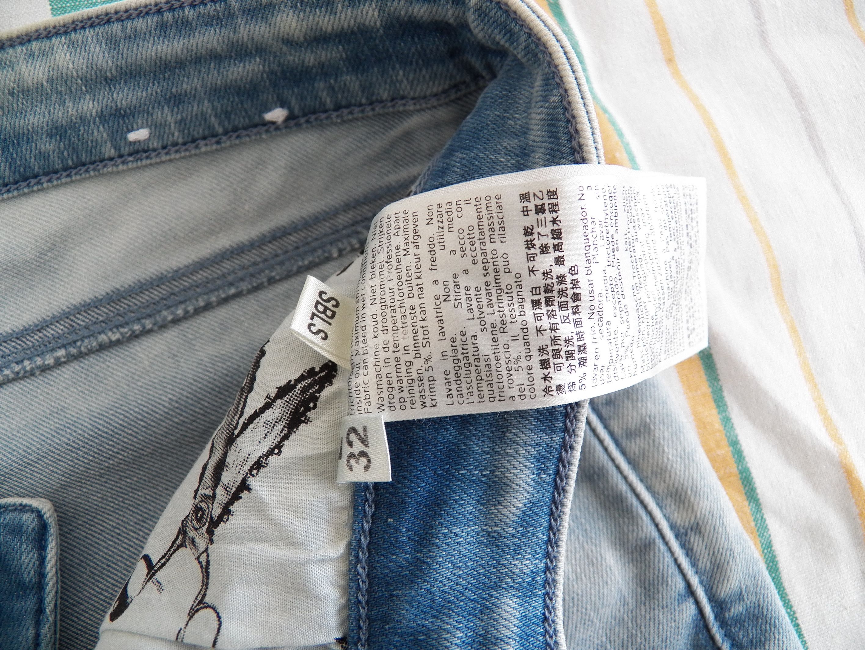 DENHAM Sharp Jeans W30 L32 Skinny Fit Stretch Light Blue Indigo Size 30" / US 8 / IT 44 - 5 Thumbnail