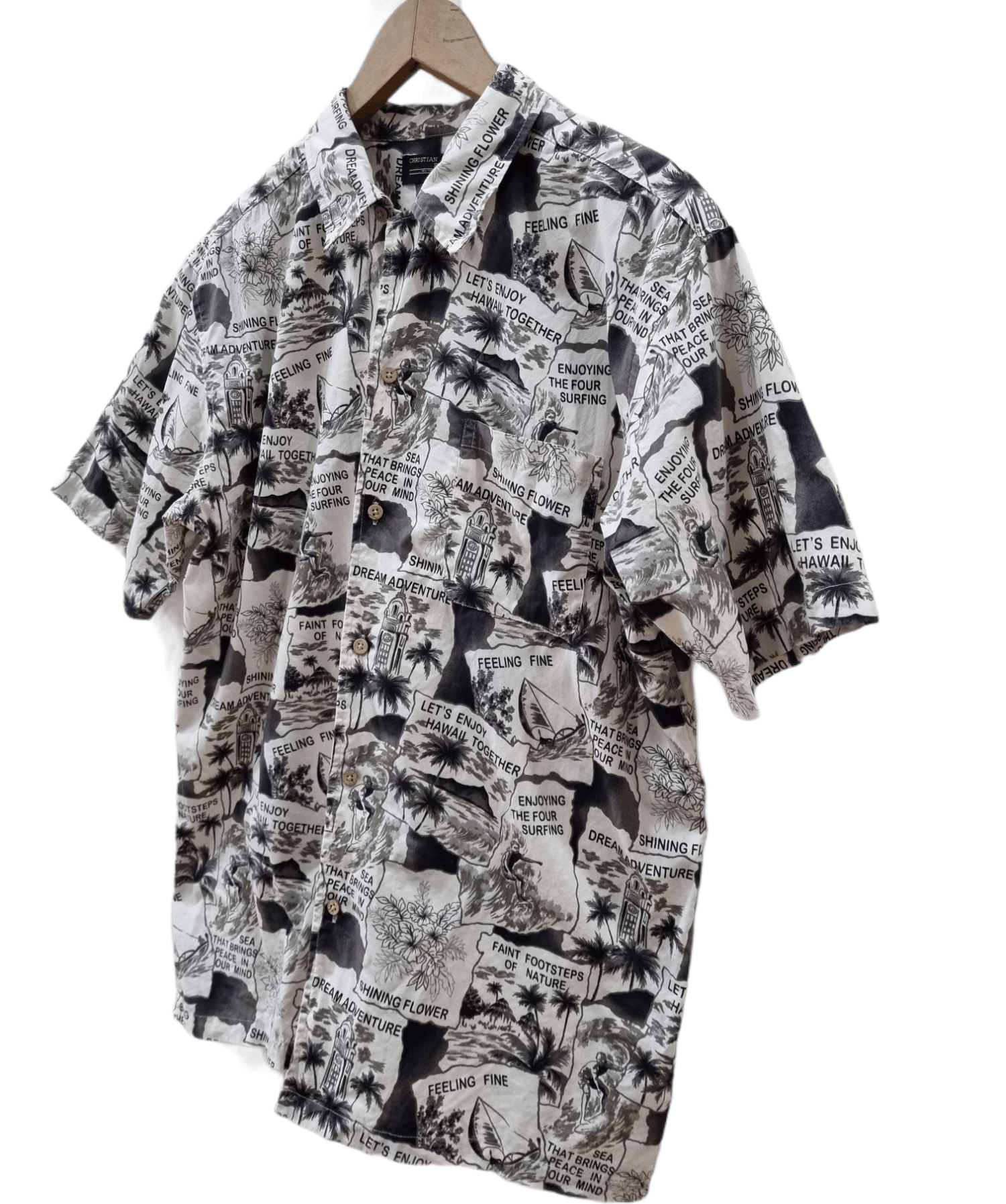 Other Christian Kelly Hawaiian Shirt Size US L / EU 52-54 / 3 - 3 Thumbnail