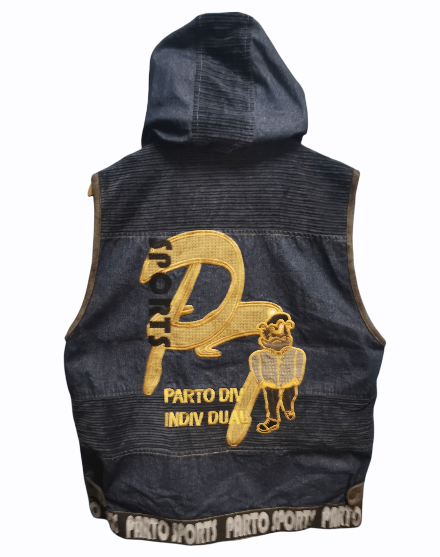 Other Porto Sports Denim Jacket Sleeveless With Hoodie Size US L / EU 52-54 / 3 - 4 Thumbnail